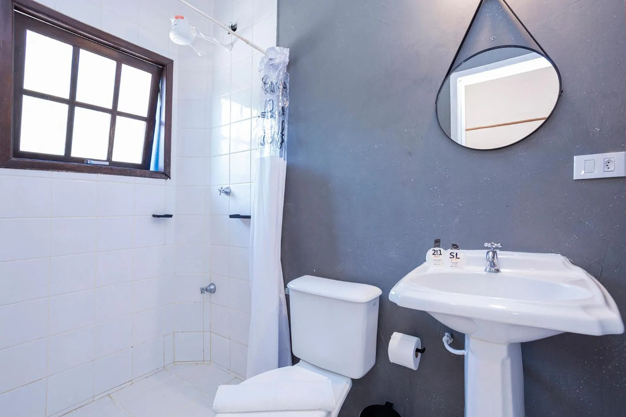 Bathroom in Pousada Aysú Maresias