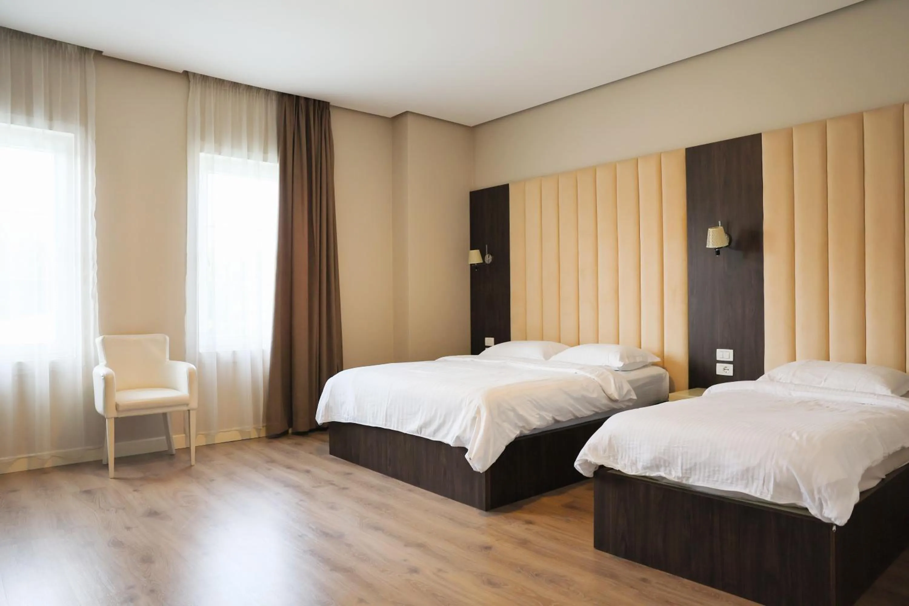 Bed in Gardenland Resort