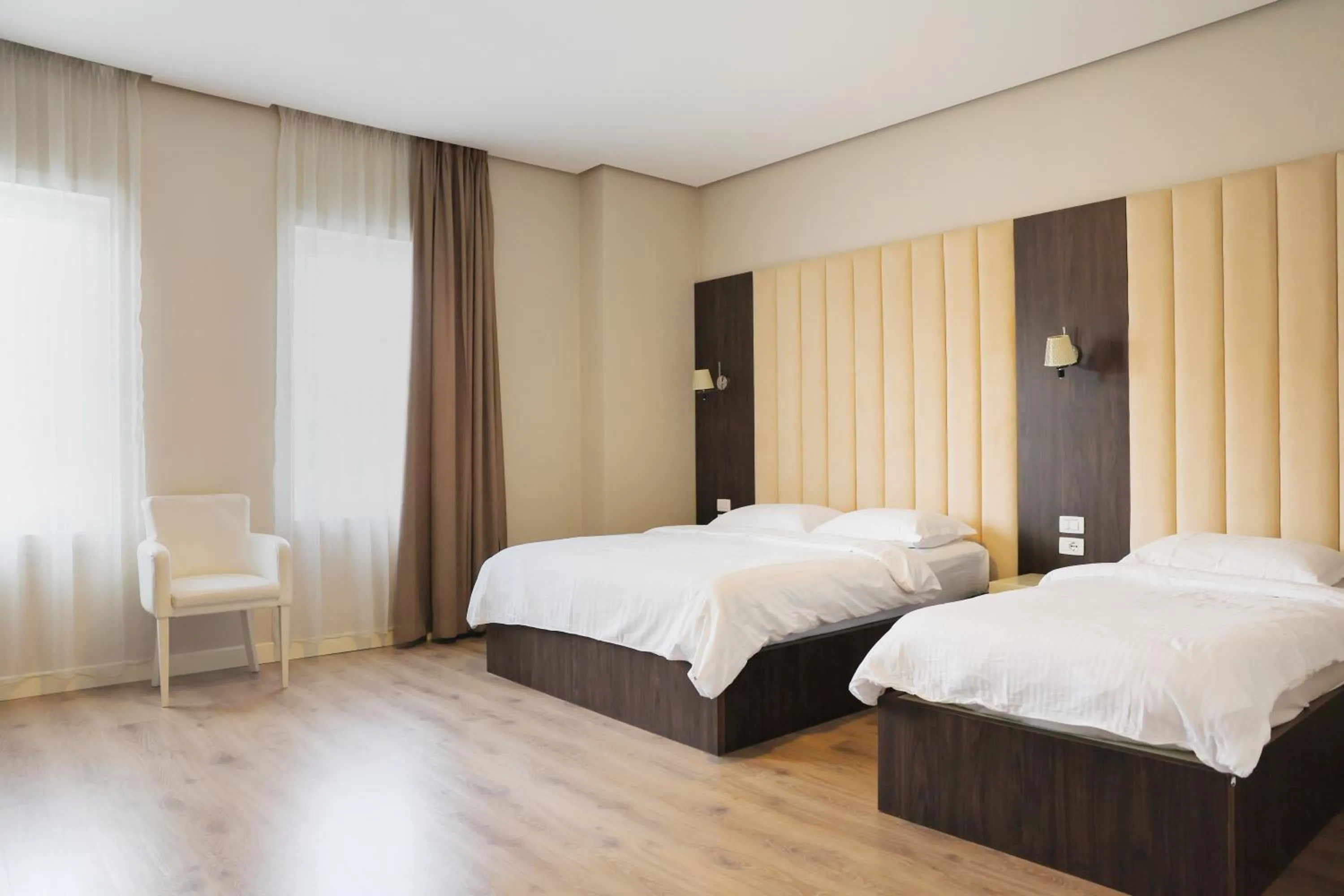 Bed in Gardenland Resort