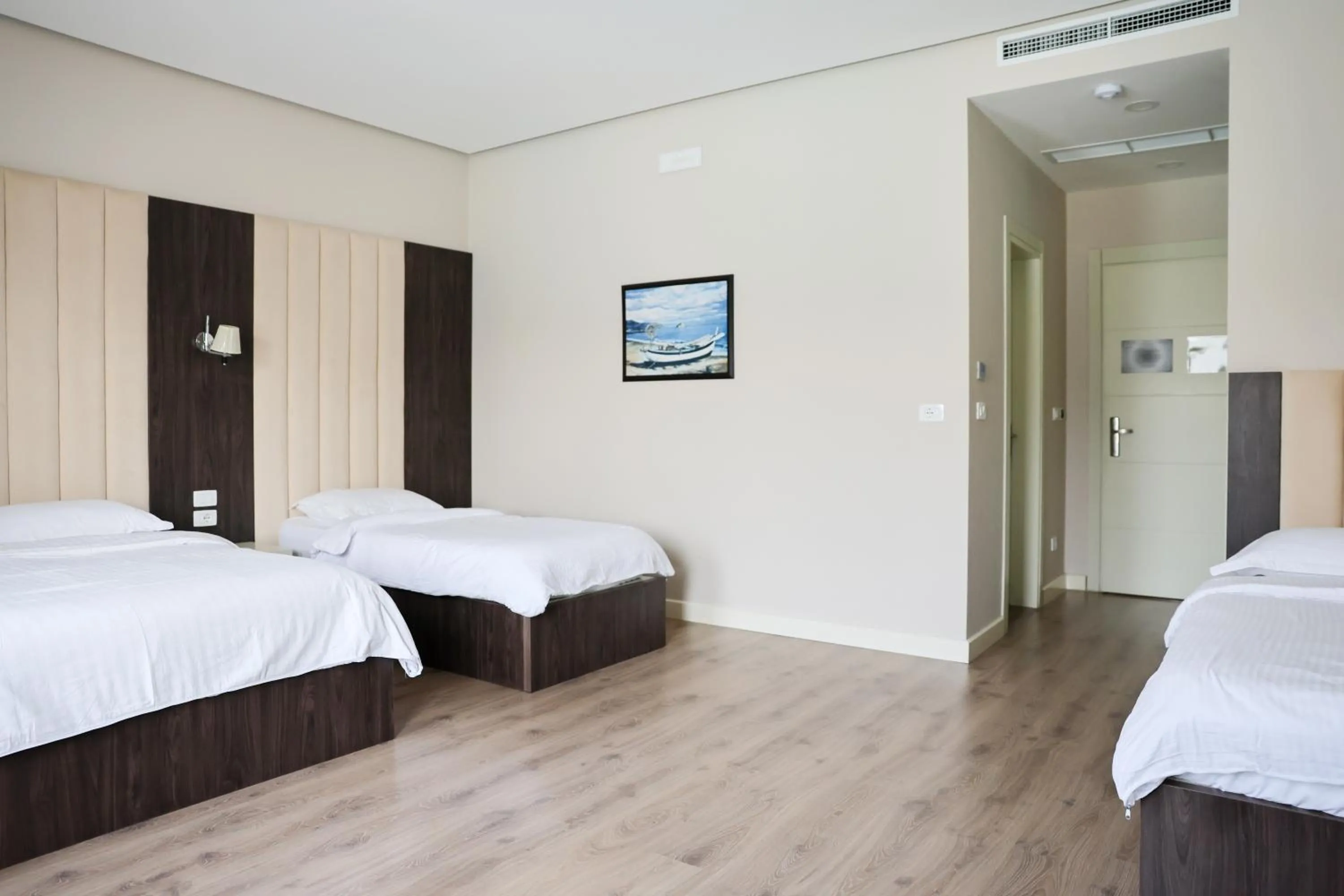 Bed in Gardenland Resort