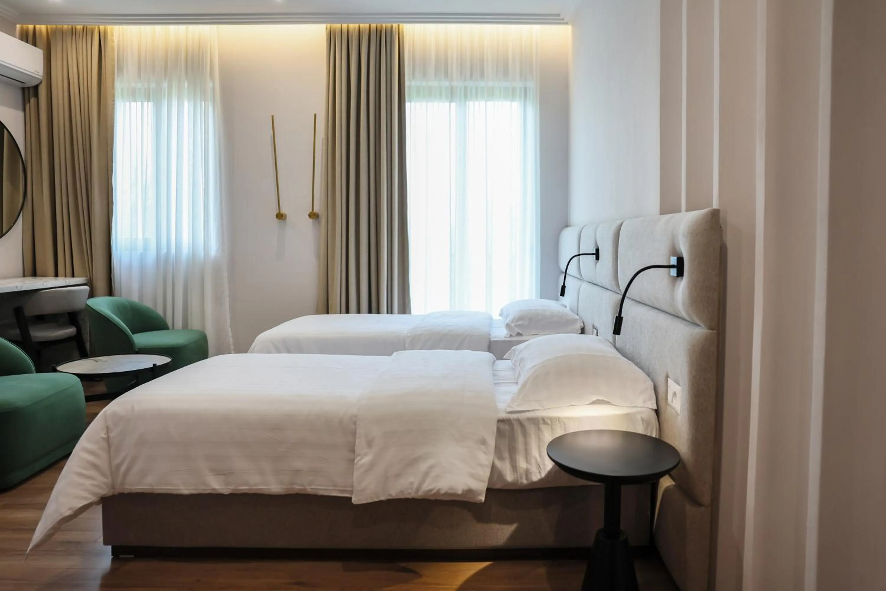 Bed in Gardenland Resort