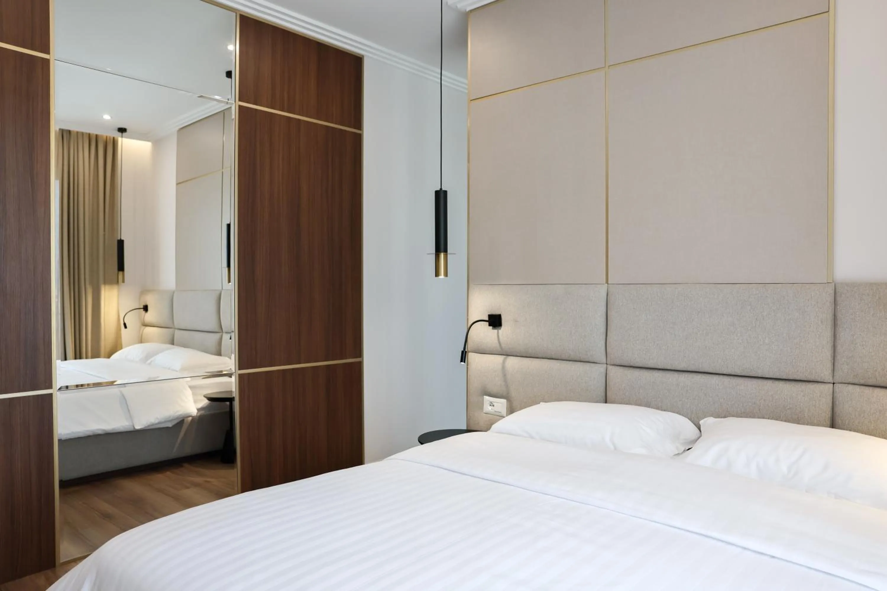 Bed in Gardenland Resort