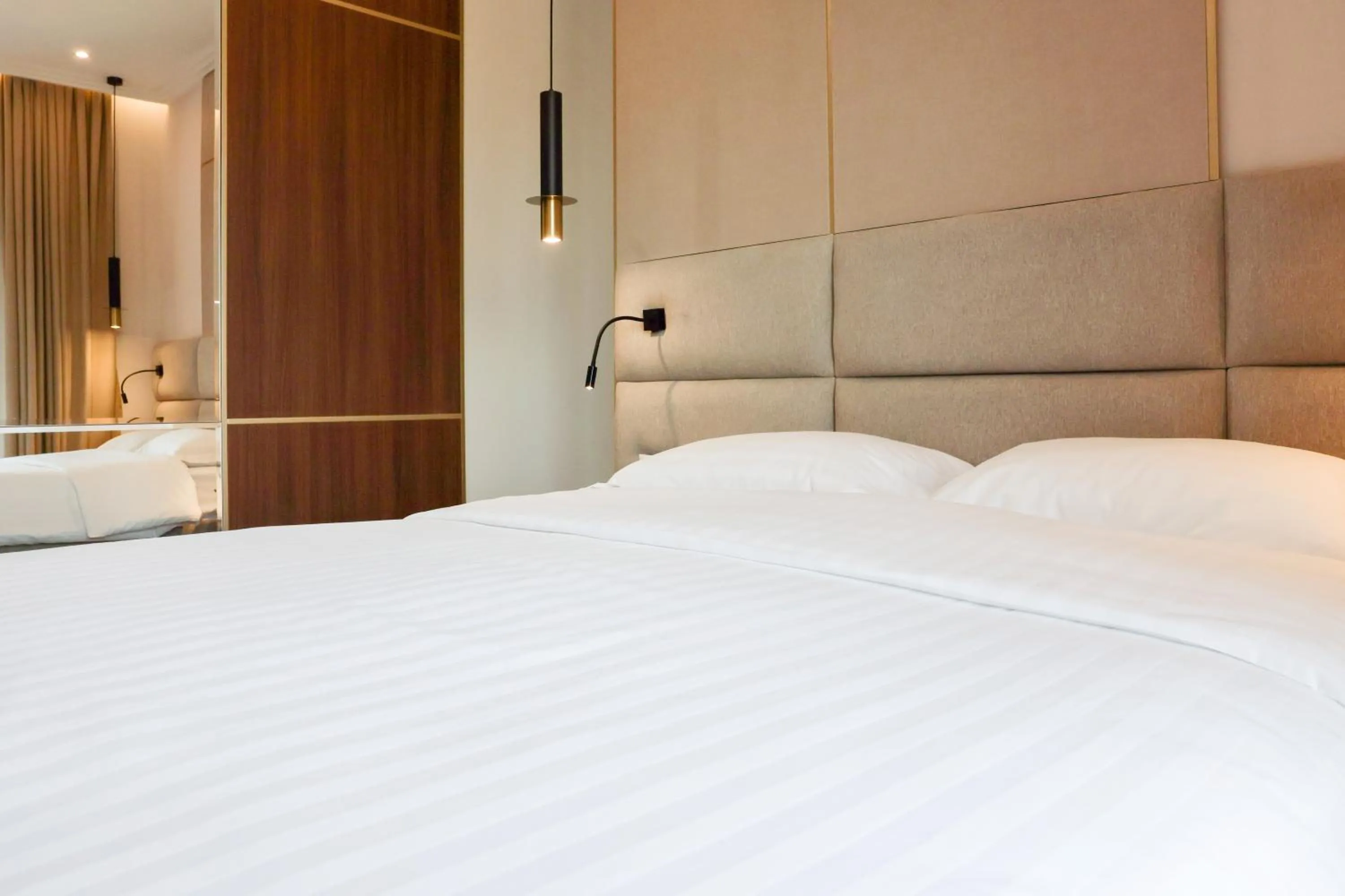 Bed in Gardenland Resort