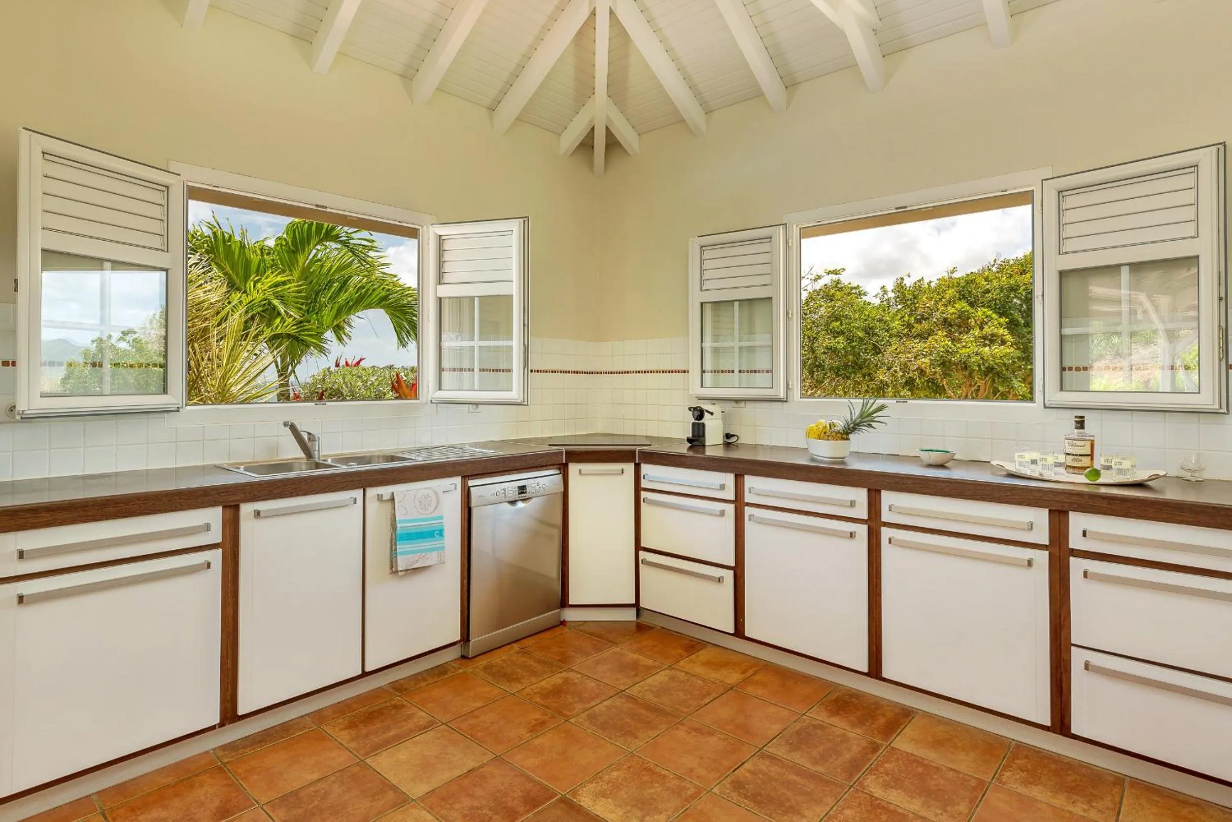 Kitchen or kitchenette in Villas Palm