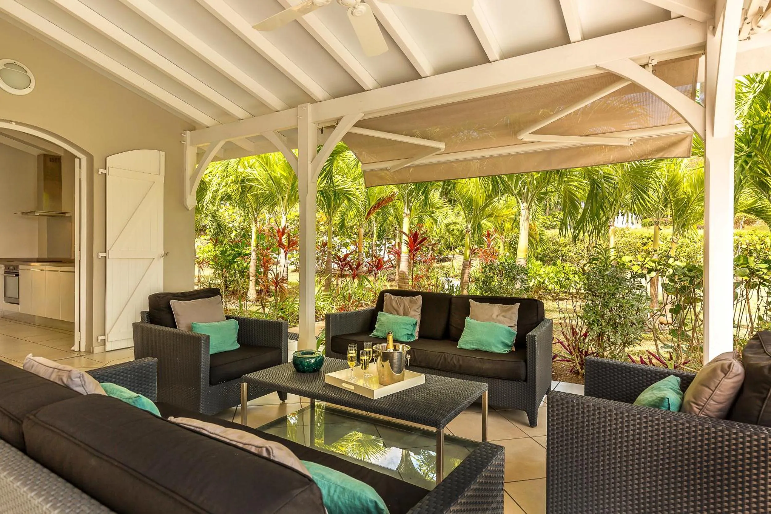 Living room in Villas Palm