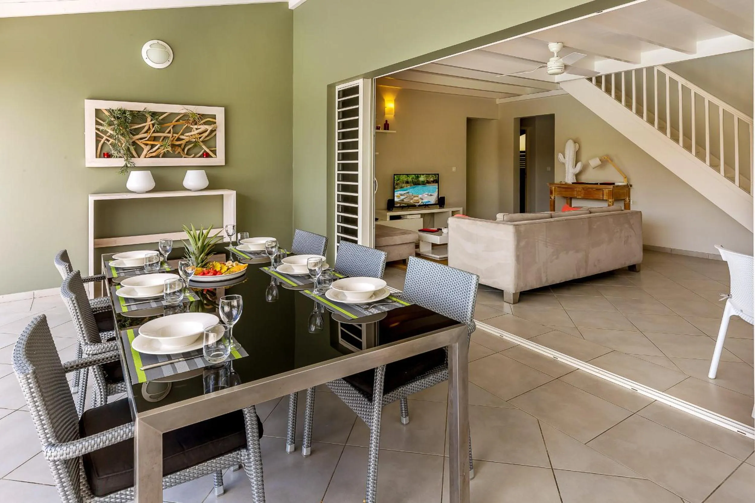 Living room in Villas Palm