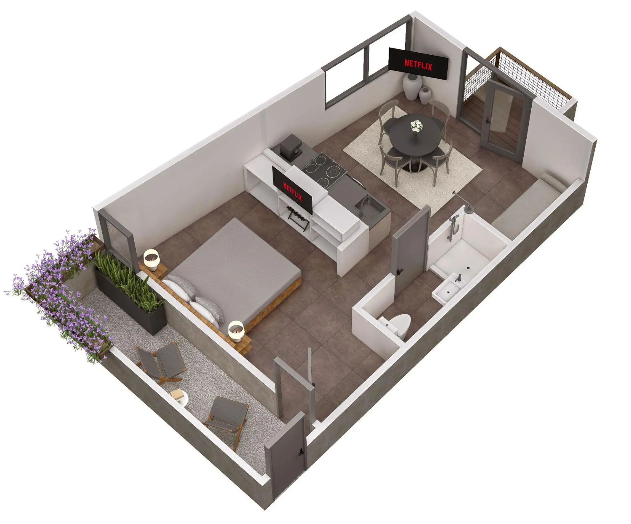 One-Bedroom Apartment with View - single occupancy in City24 Condo Hotel Little Italy Mission Hills One-Bedroom Apartment with View - single occupancy in City24 Condo Hotel Little Italy Mission Hills