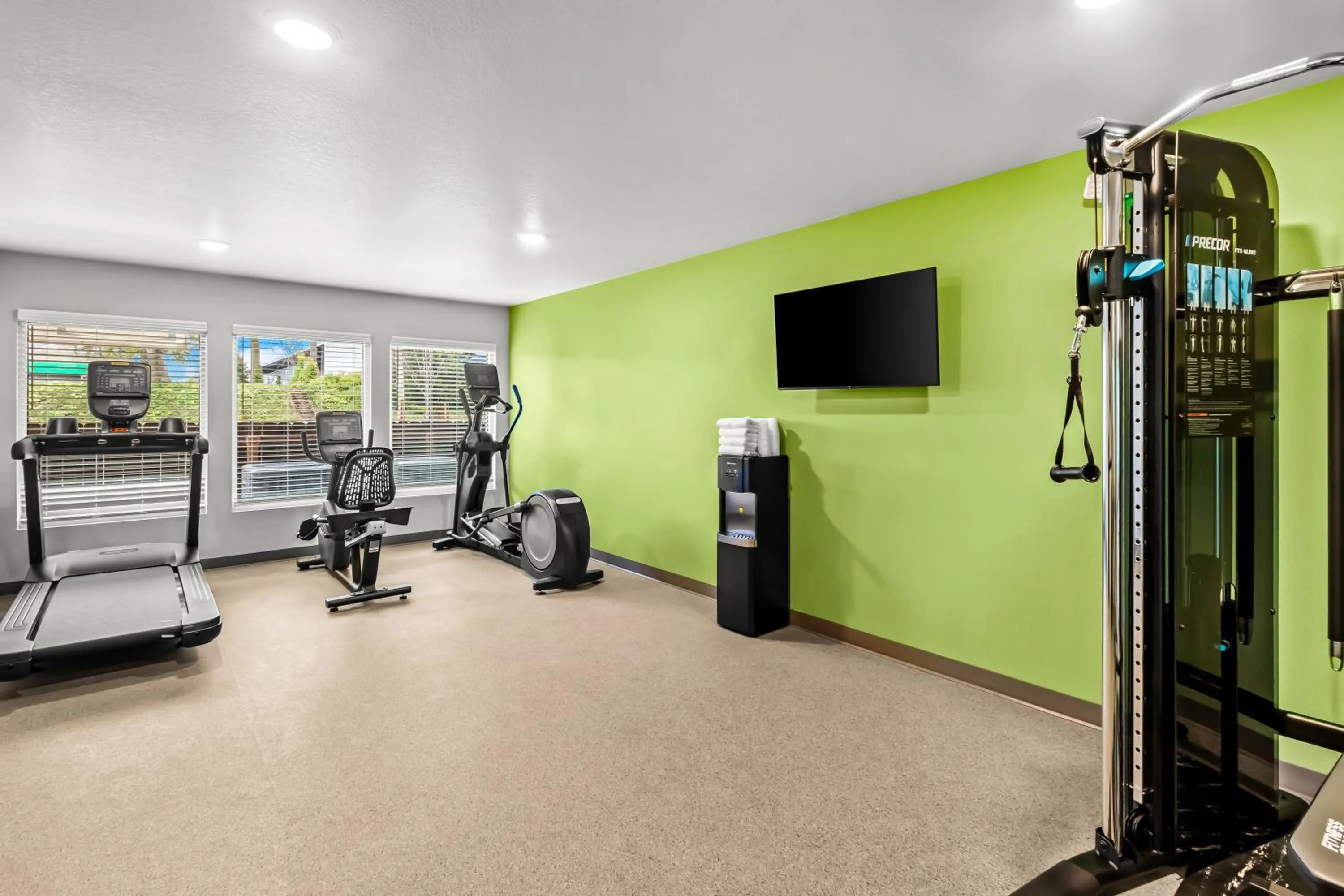 Fitness centre/facilities in WoodSpring Suites Beaverton - Portland West
