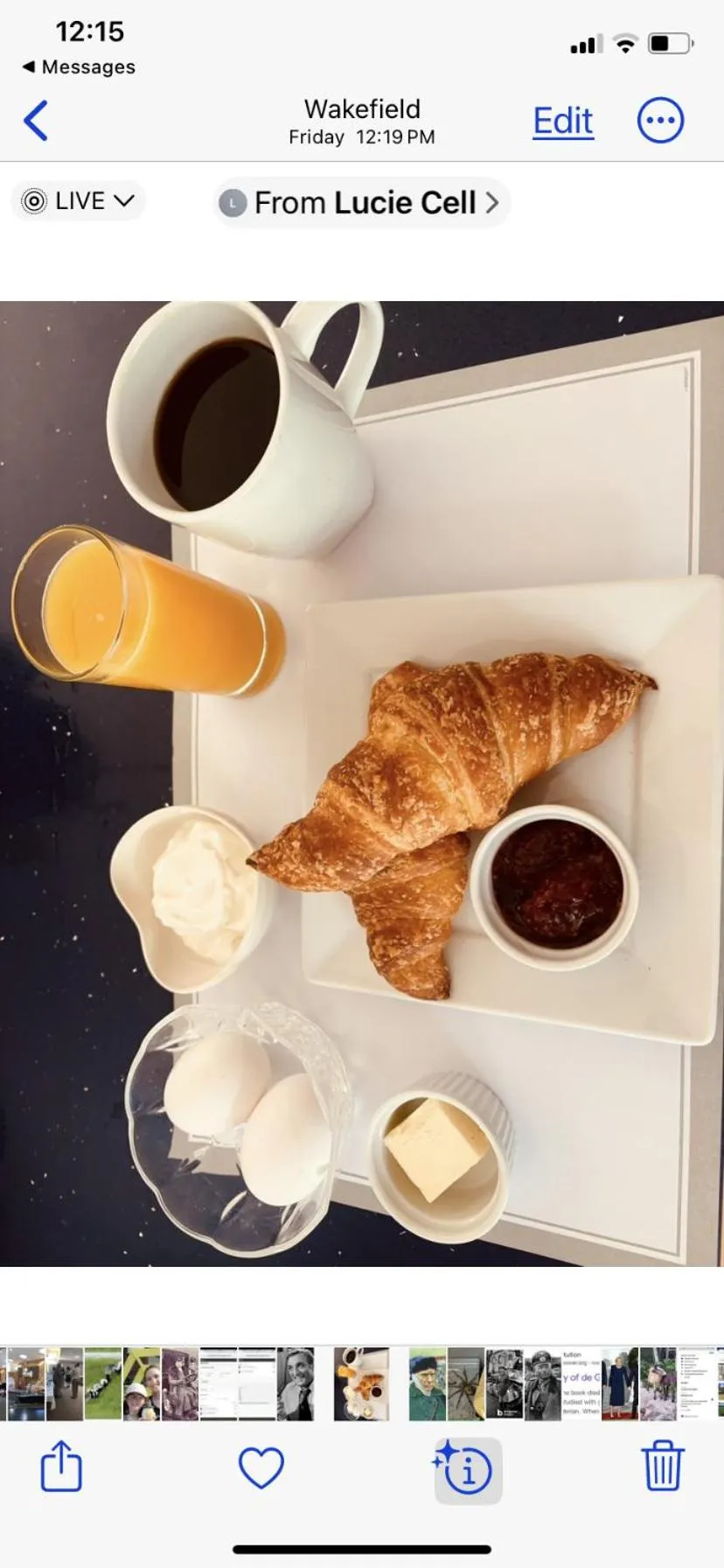 Breakfast in Belle de Nuit