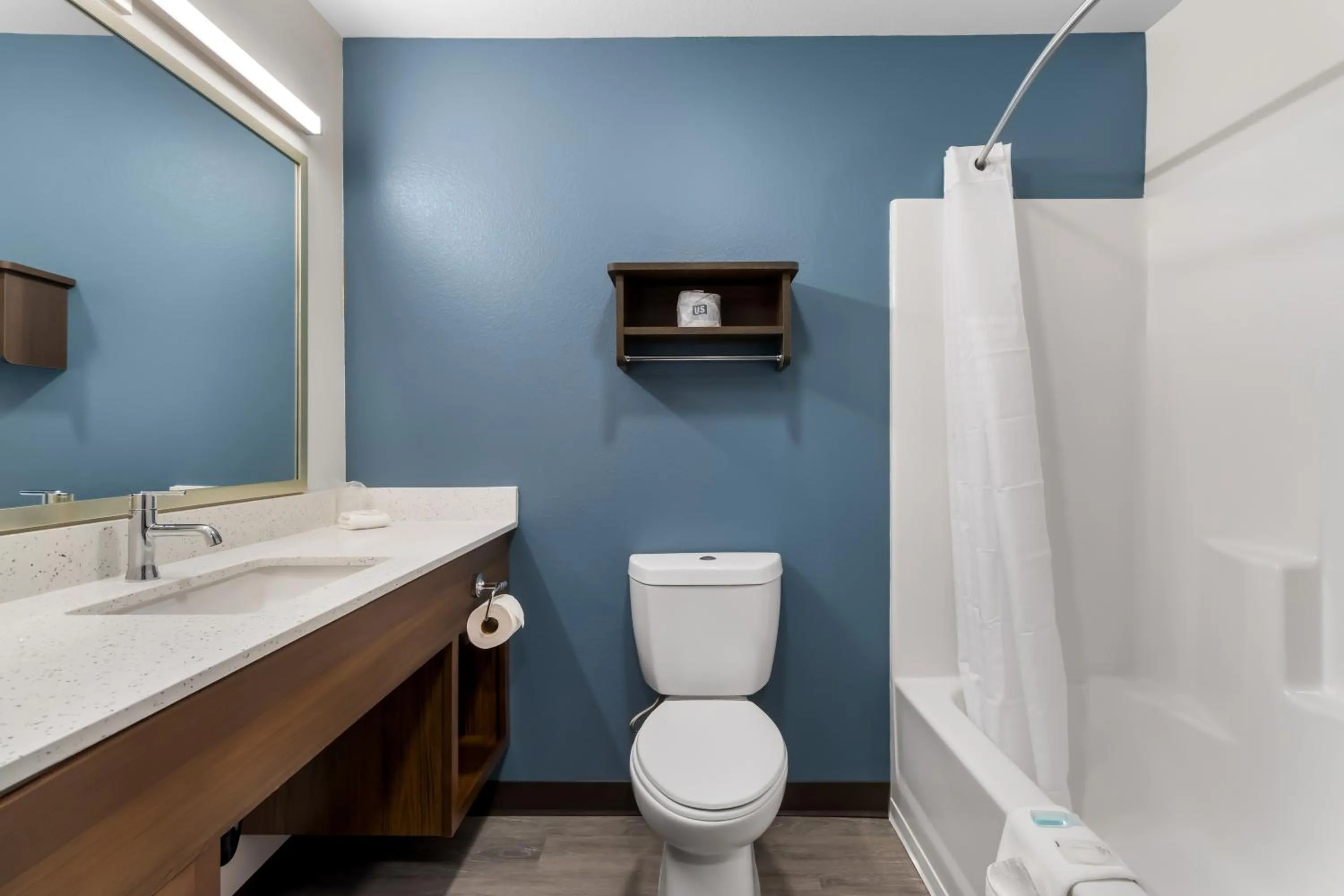 Bathroom in WoodSpring Suites Palmdale - Lancaster