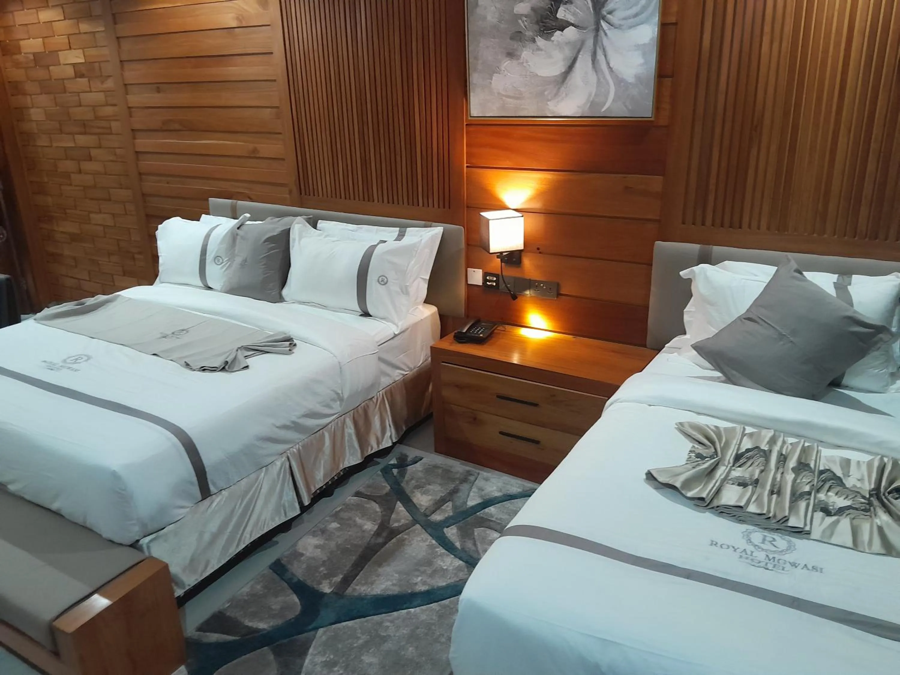 Bed in Royal Mgwasi Hotel