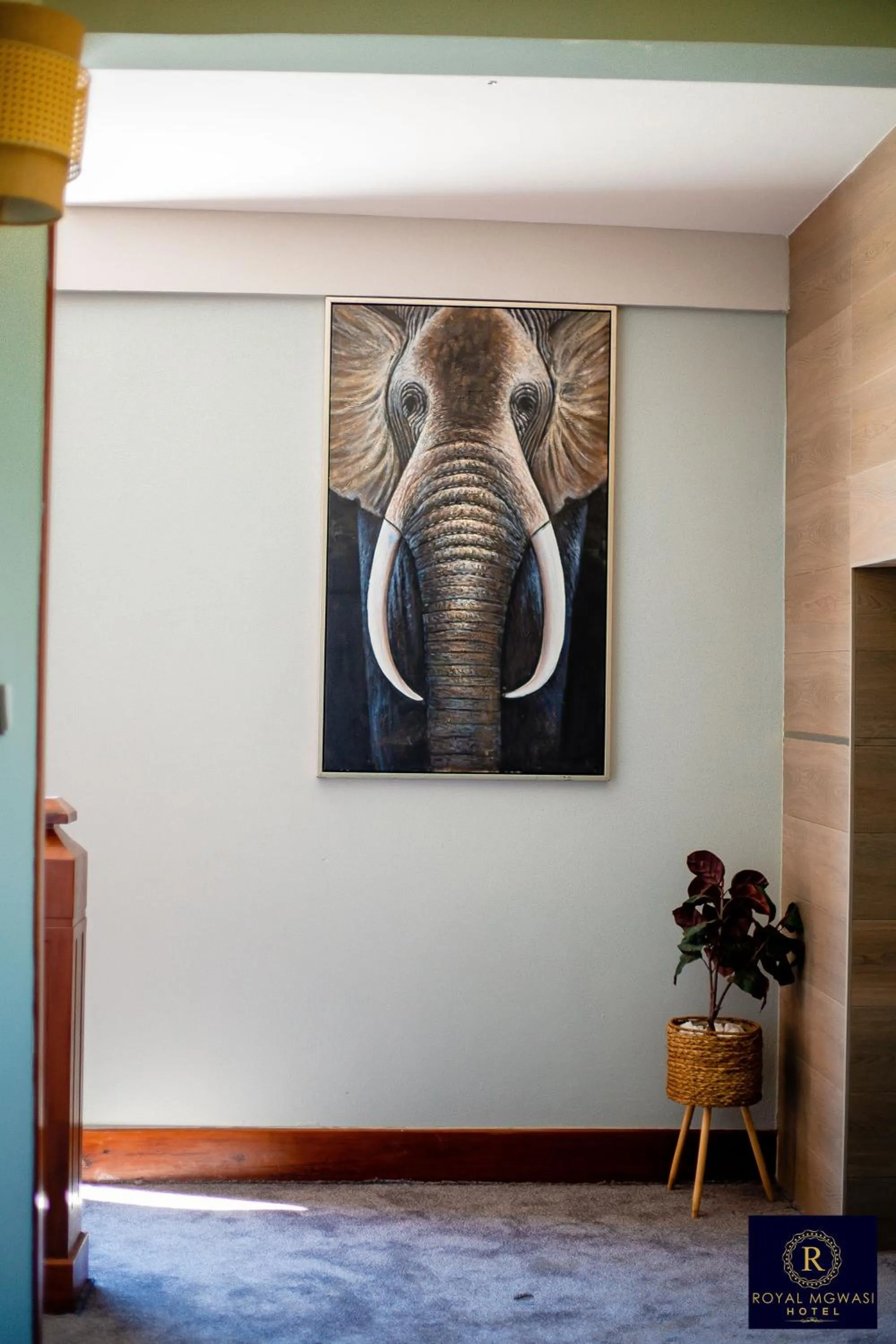 Decorative detail in Royal Mgwasi Hotel