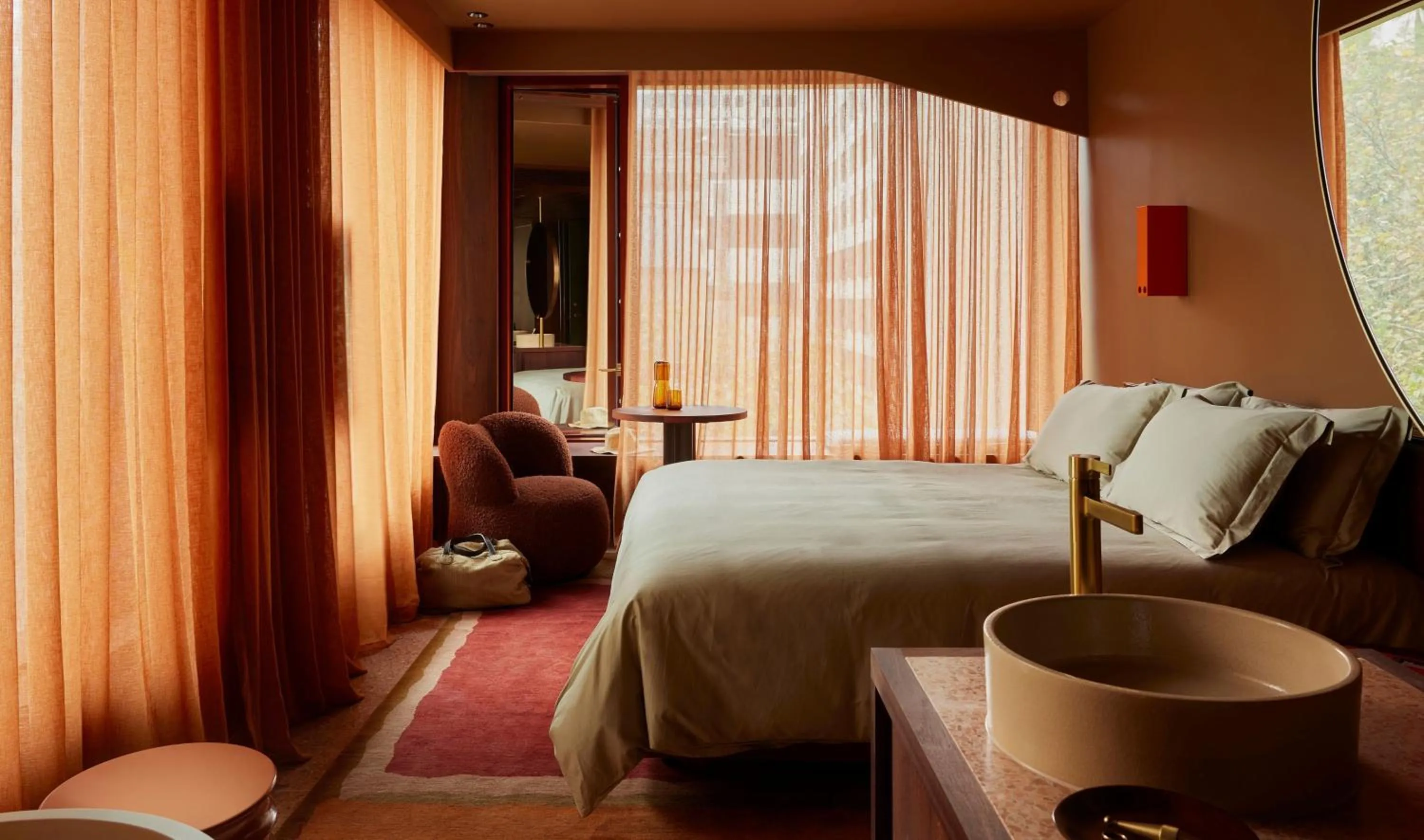 Bedroom, Bed in Hyde Melbourne Place