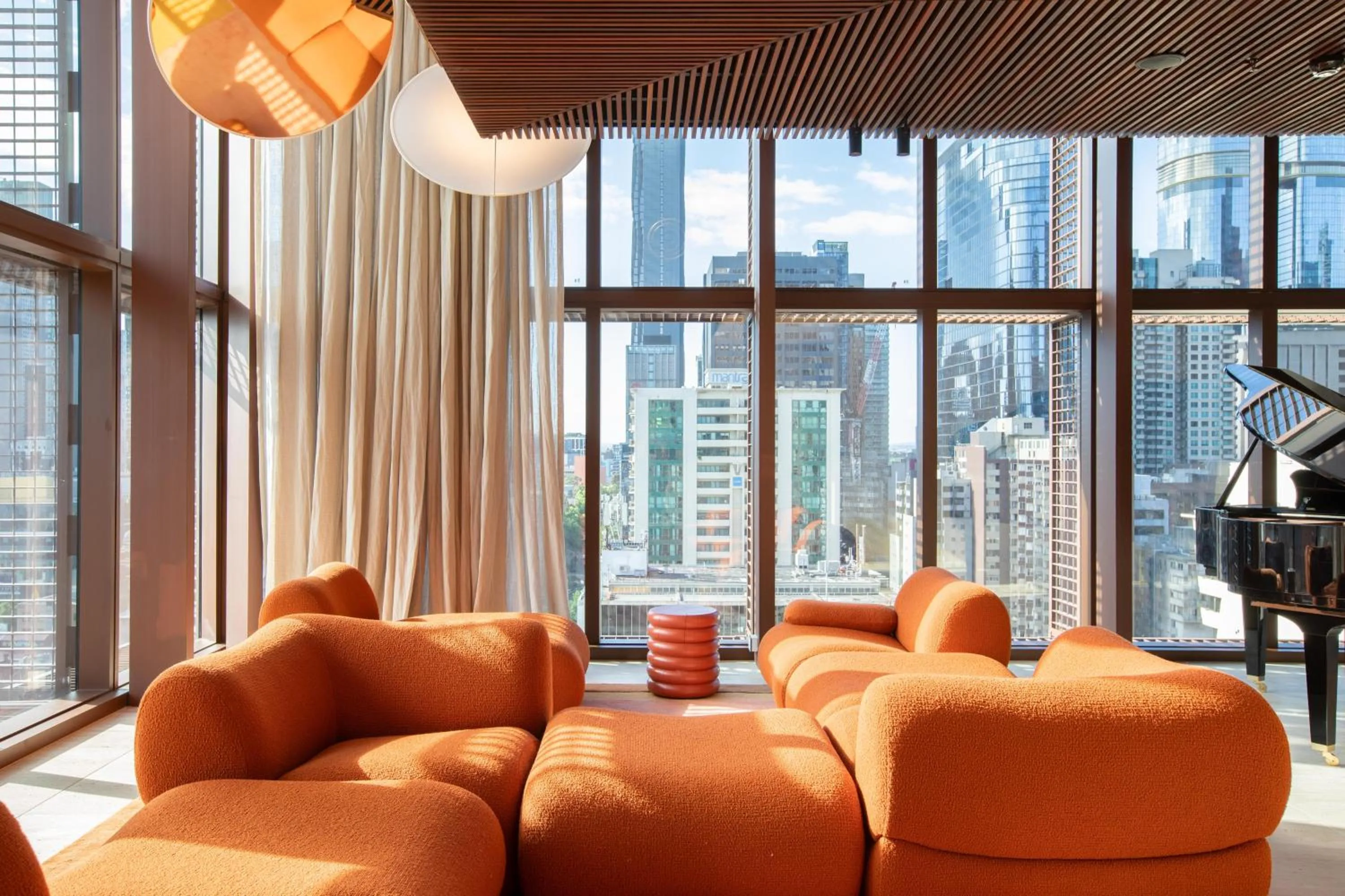 Living room in Hyde Melbourne Place