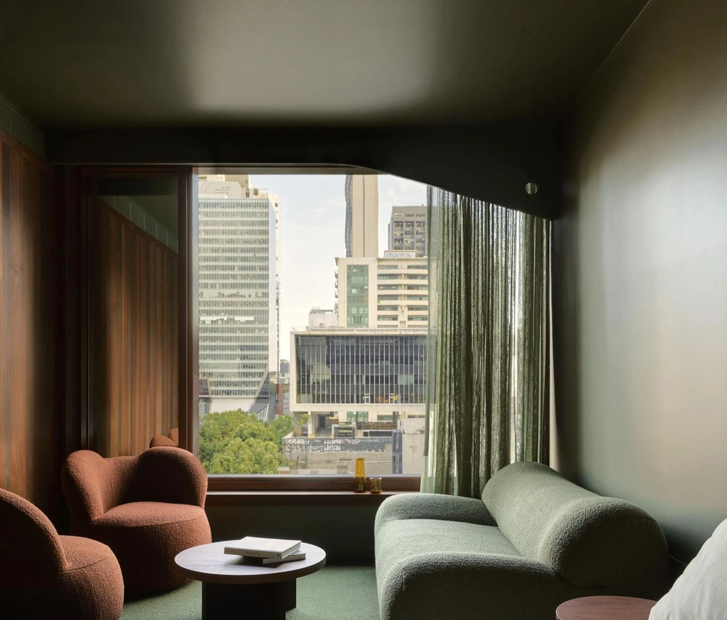 Seating area in Hyde Melbourne Place