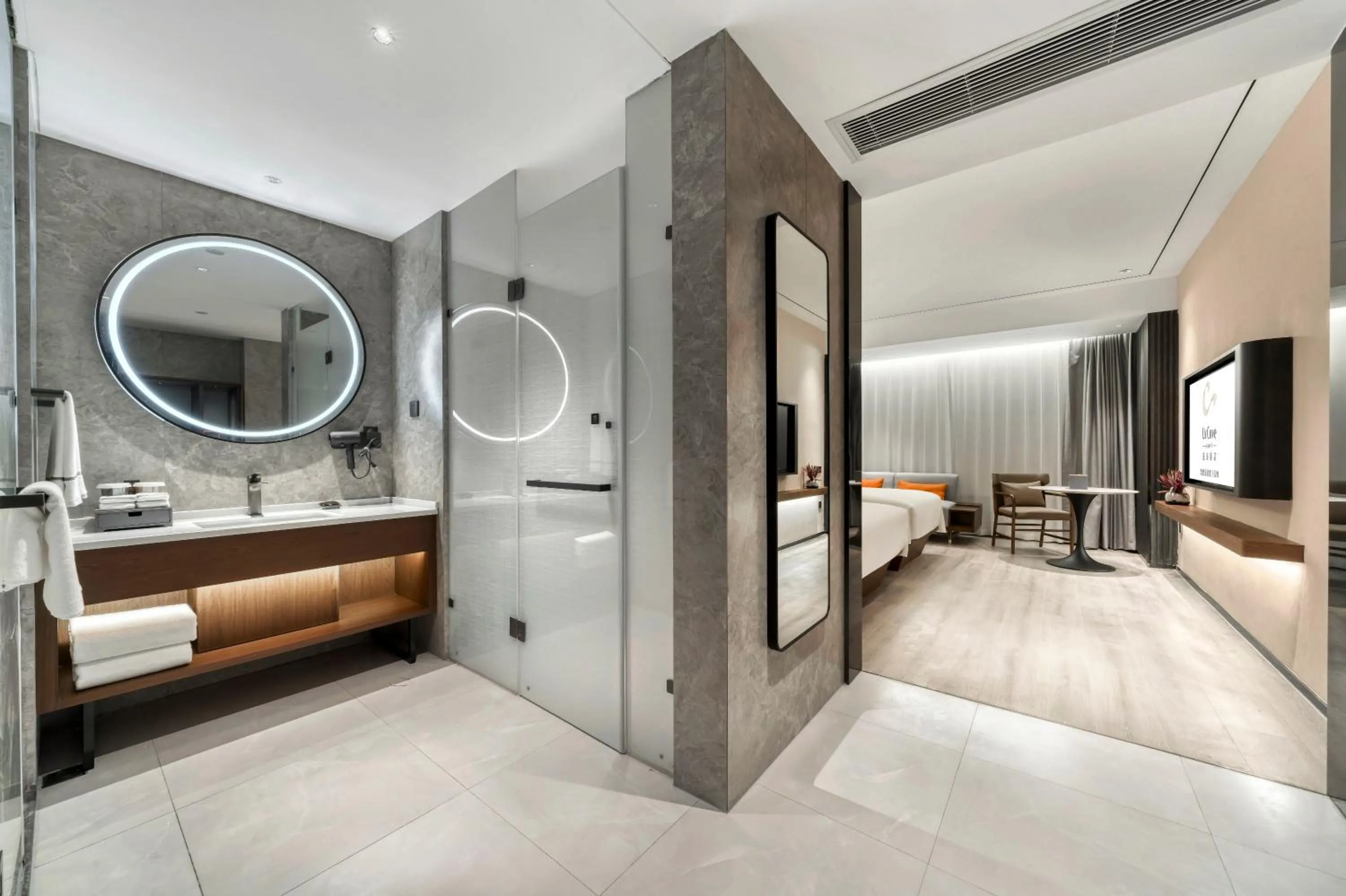 Toilet, Bed in UrCove by Hyatt Jiashan Centre