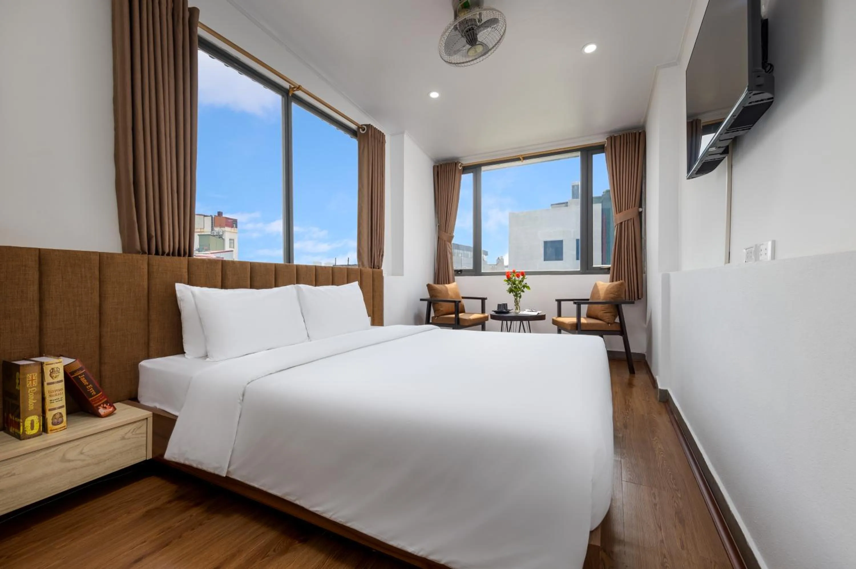 Bed in Hanoi Center View Hotel and Spa