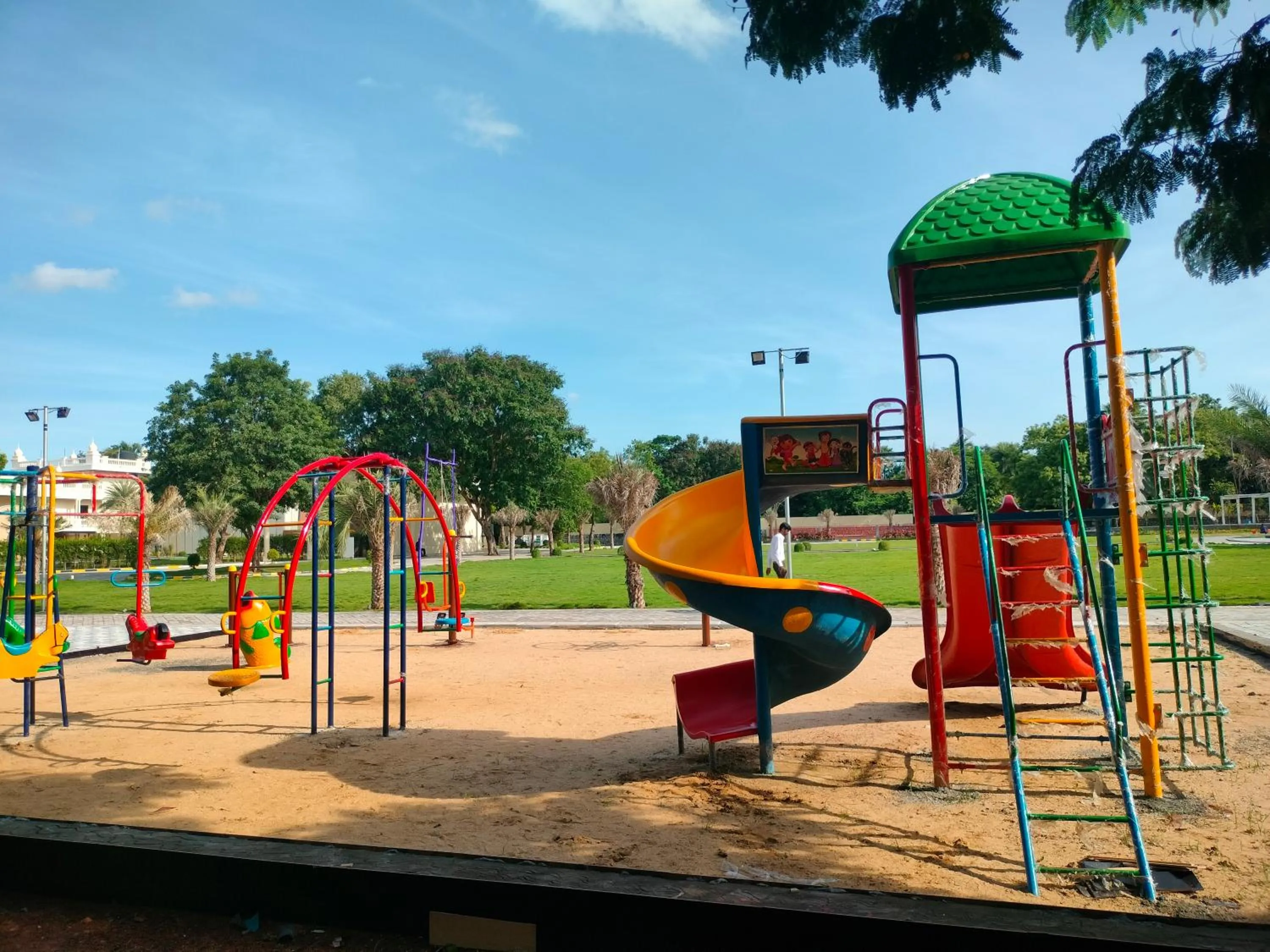 Children play ground in Sathyam Grand Resorts, Sriperumbudur