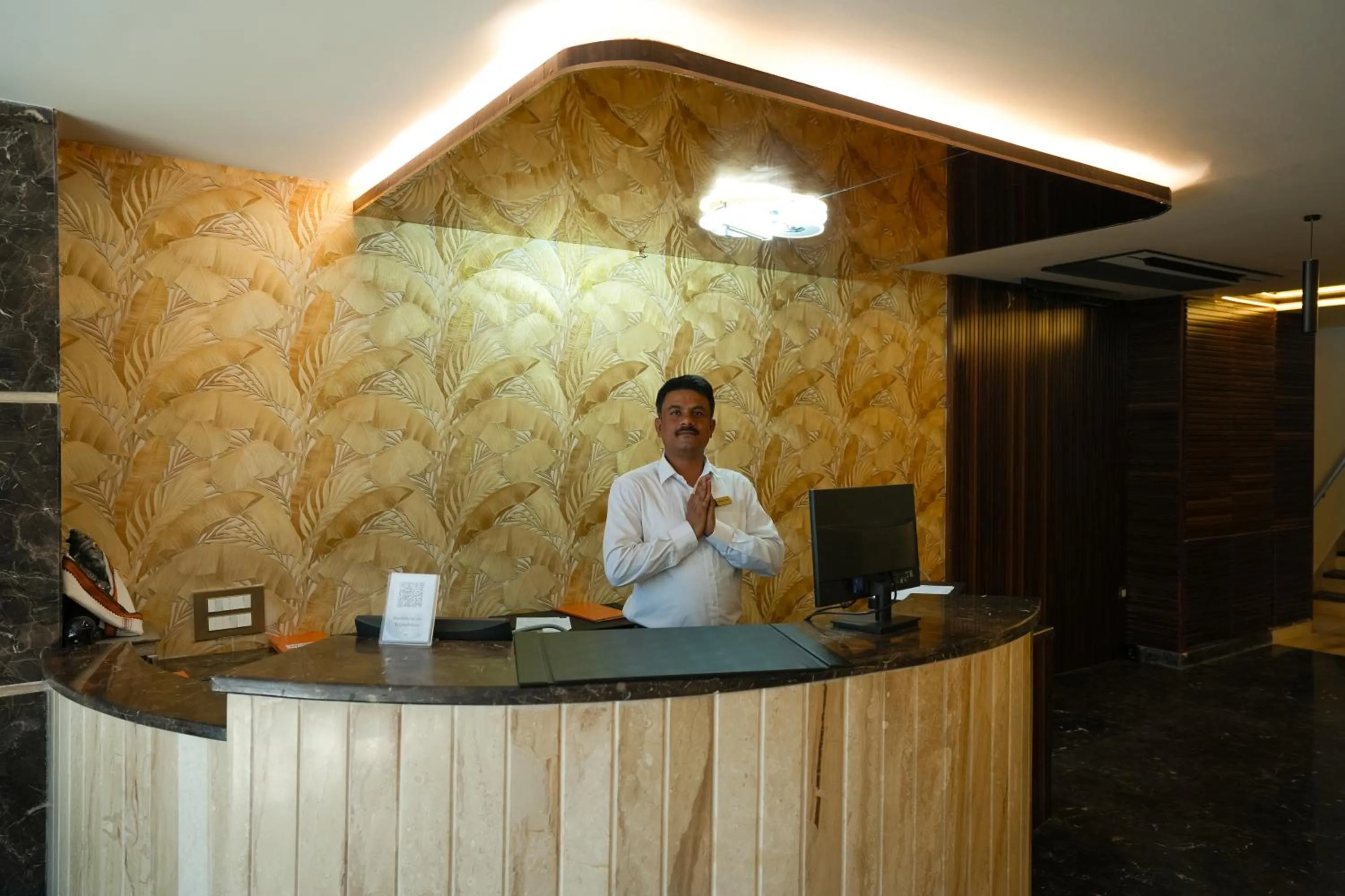 Lobby or reception in Sathyam Grand Resorts, Sriperumbudur