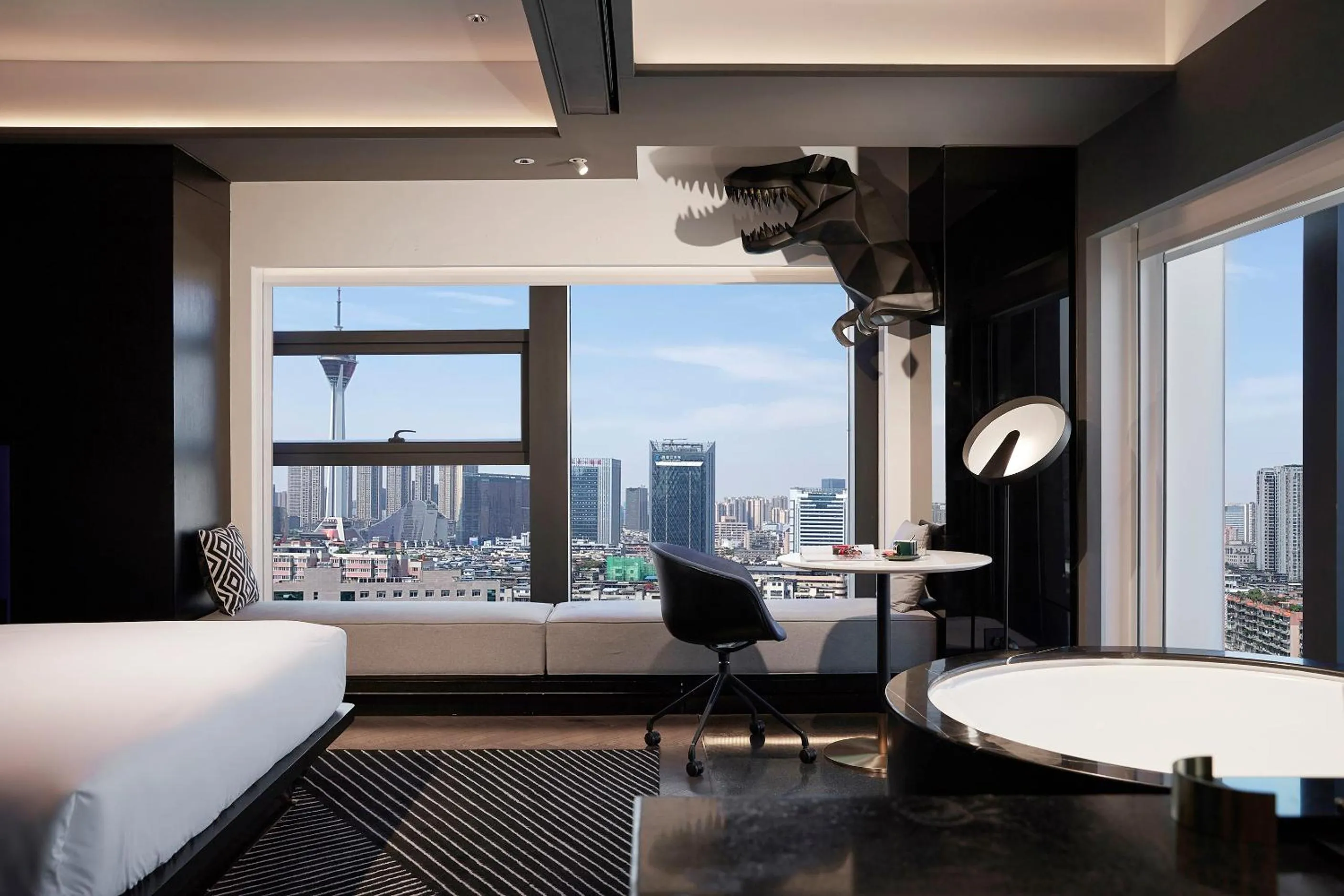 Photo of the whole room, Bed in ISEYA Design Hotel Chengdu Taikoo Li