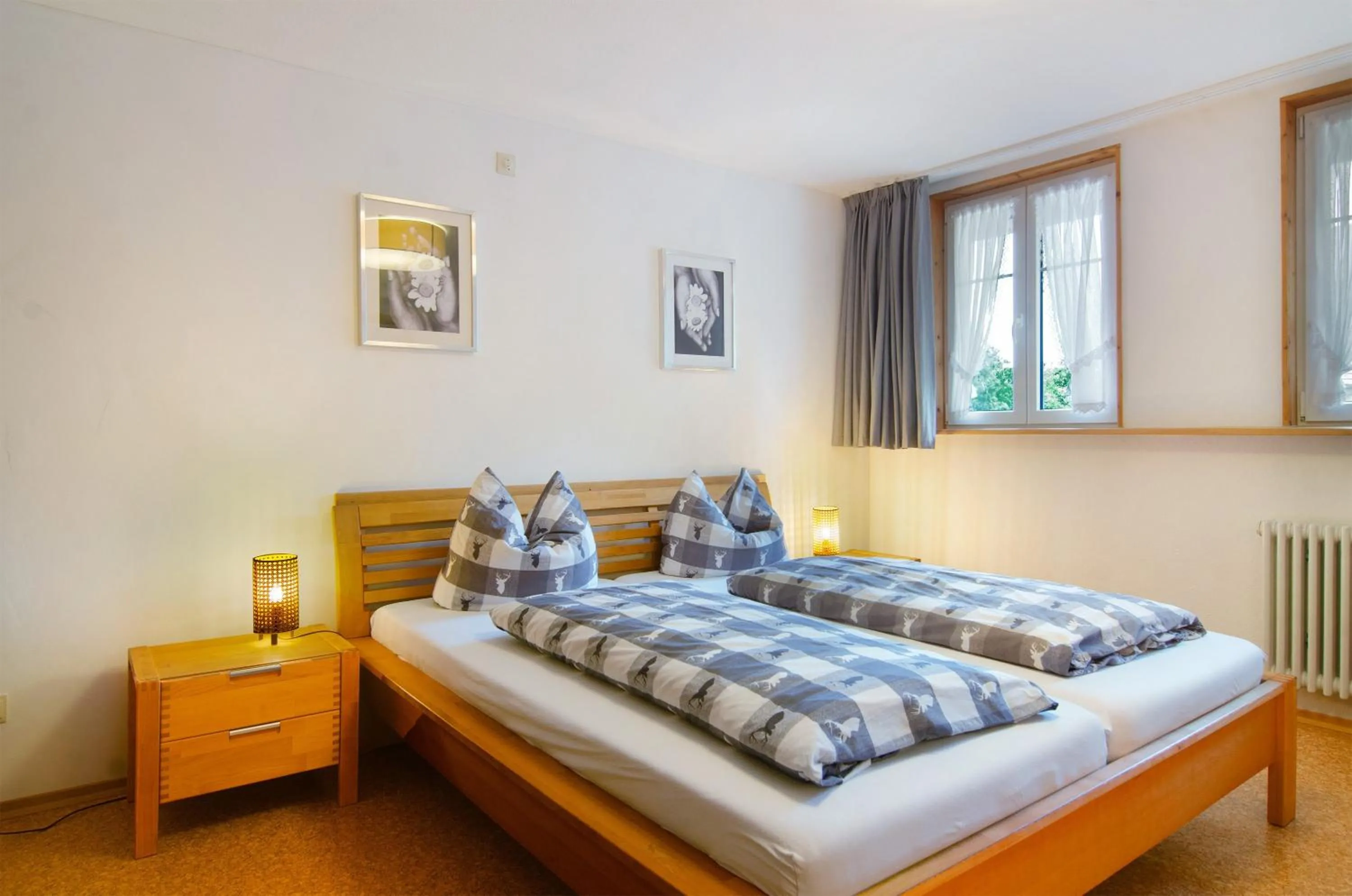 Living room, Bed in Pension Ferienwohnung Baarblick