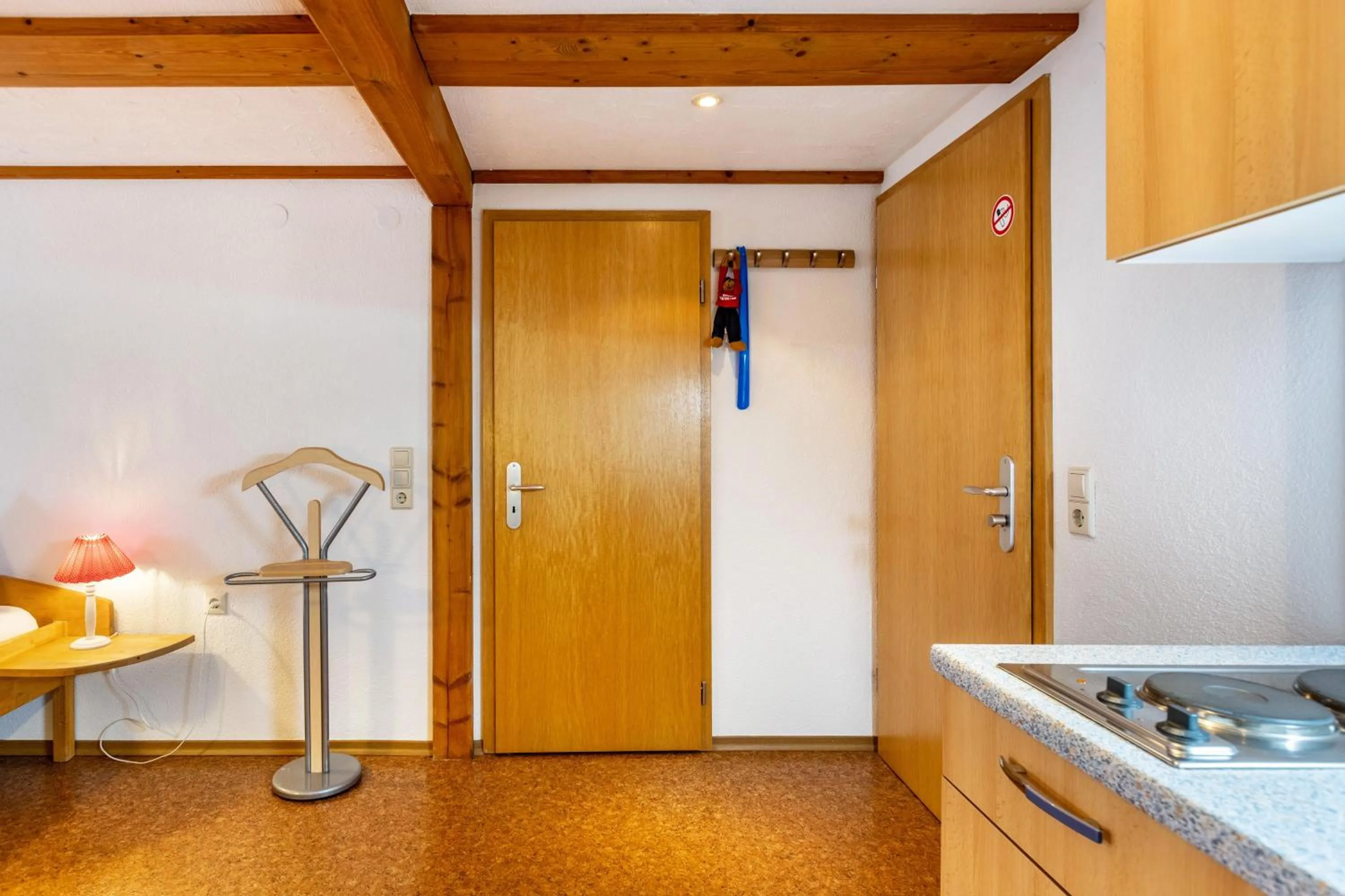 Kitchen or kitchenette in Pension Ferienwohnung Baarblick