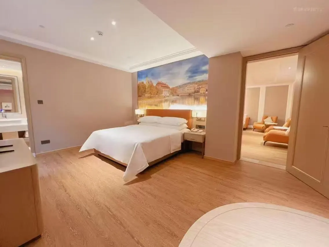 Bedroom, Bed in Vienna Hotel Jiangjin Wanda Plaza Shengquansi Subway Station