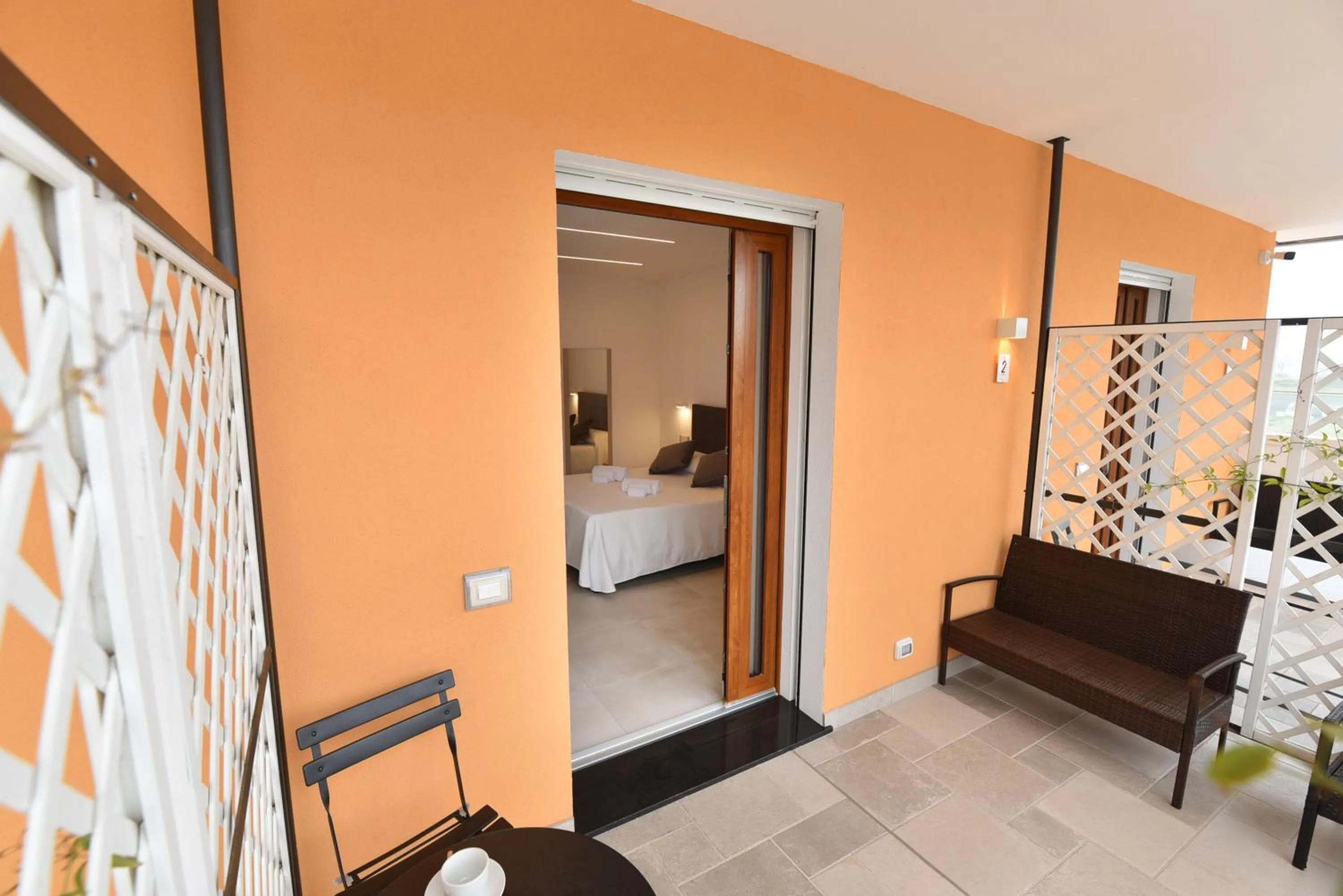 Patio, Bed in Casa Emma BnB Agerola