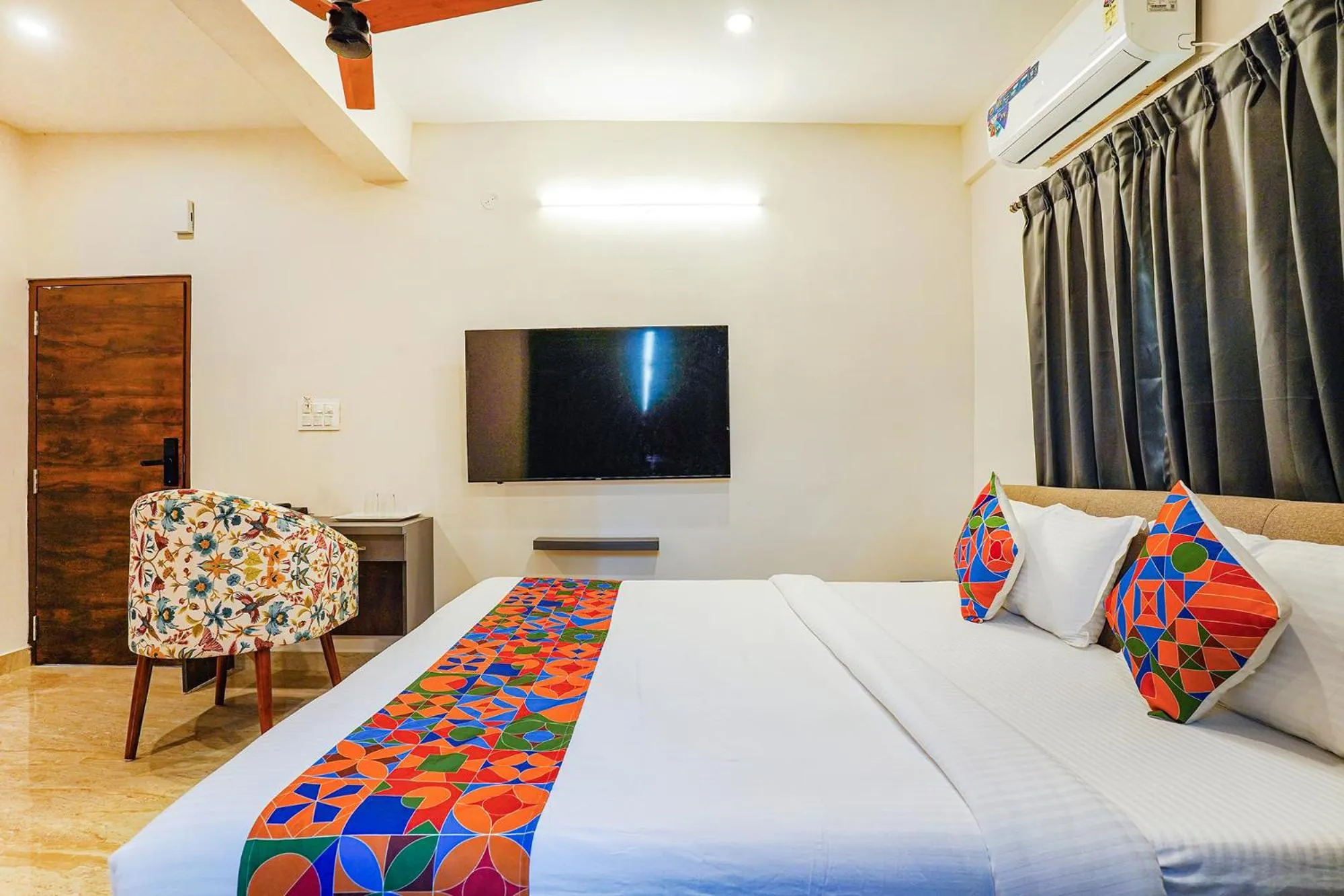 Bed in FabHotel The Pearl Boutique - Electronic City