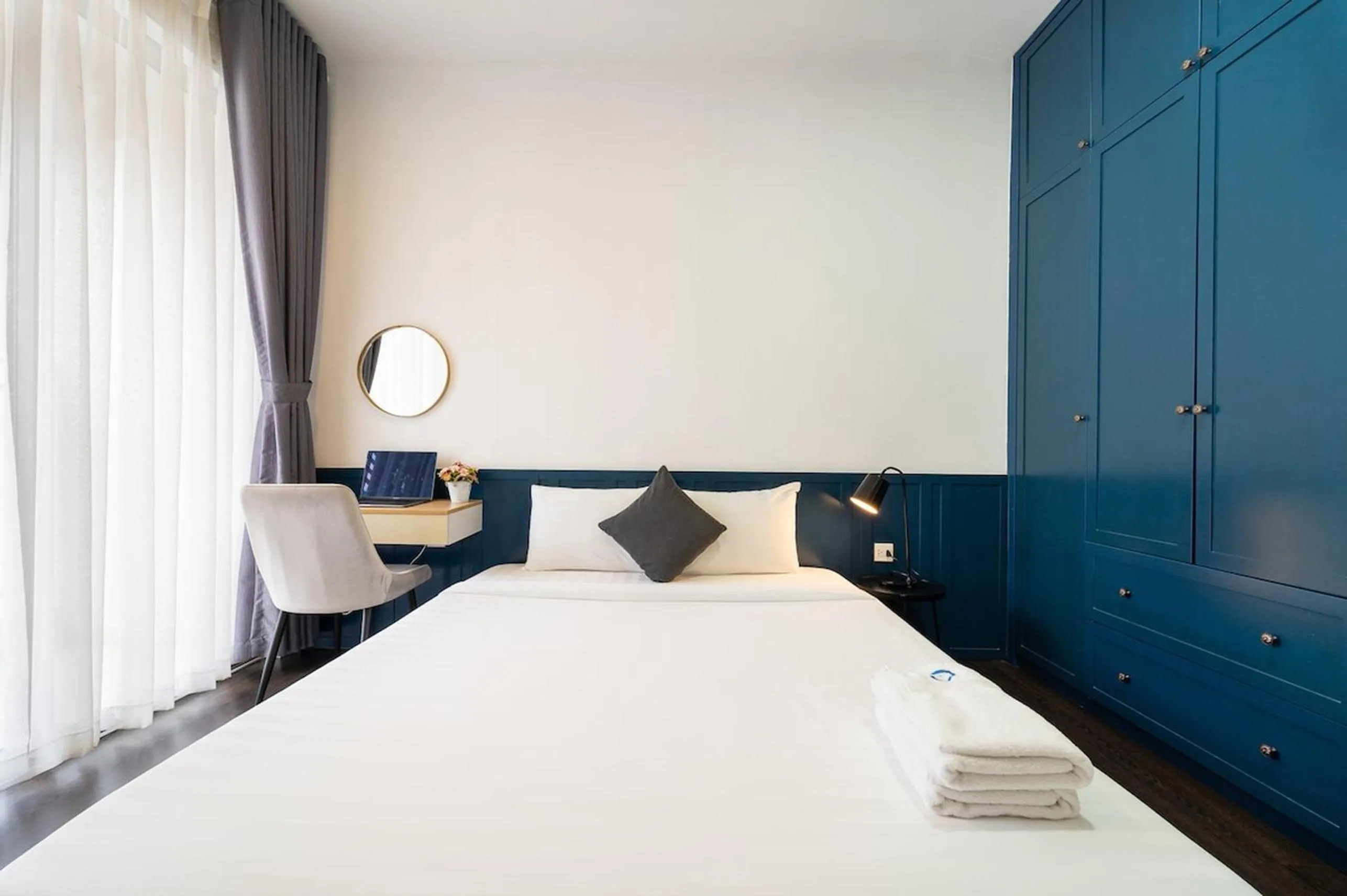 Bed in The RiverGate Apartments & Condo Saigon