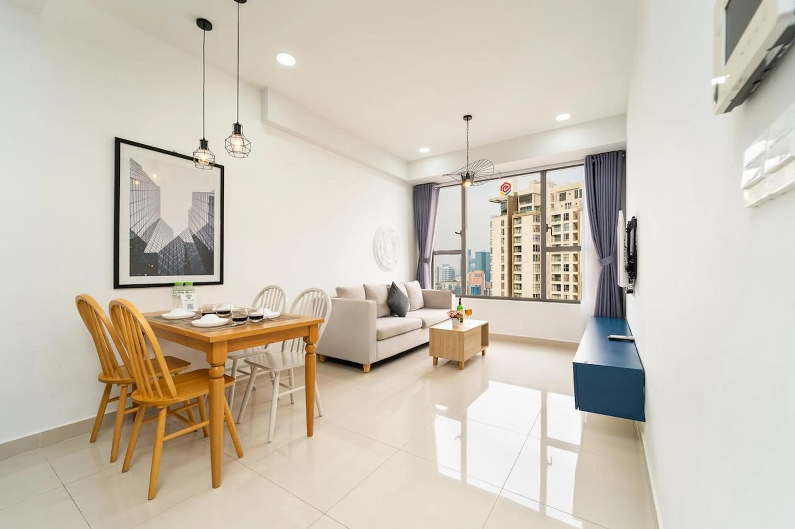 Living room in The RiverGate Apartments & Condo Saigon