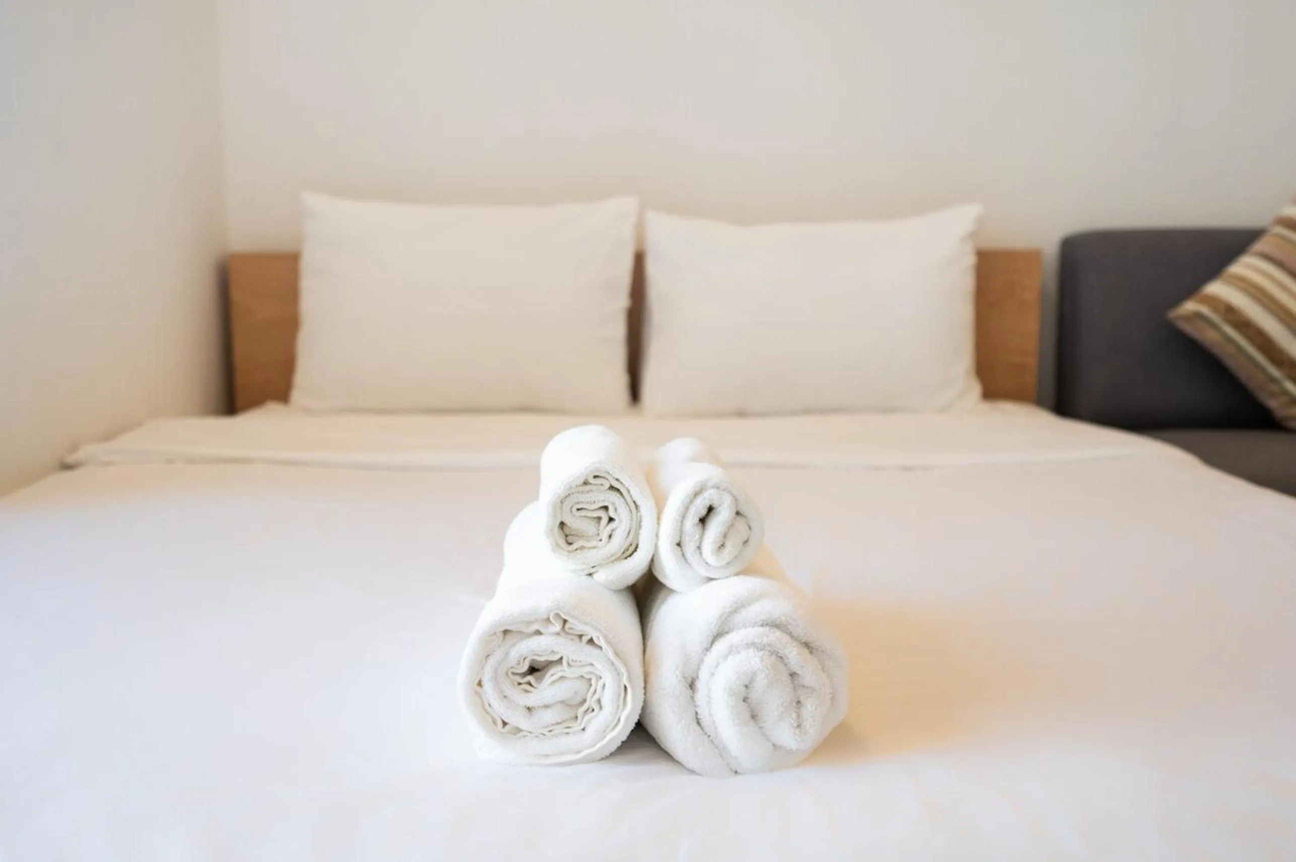 Bed in The RiverGate Apartments & Condo Saigon