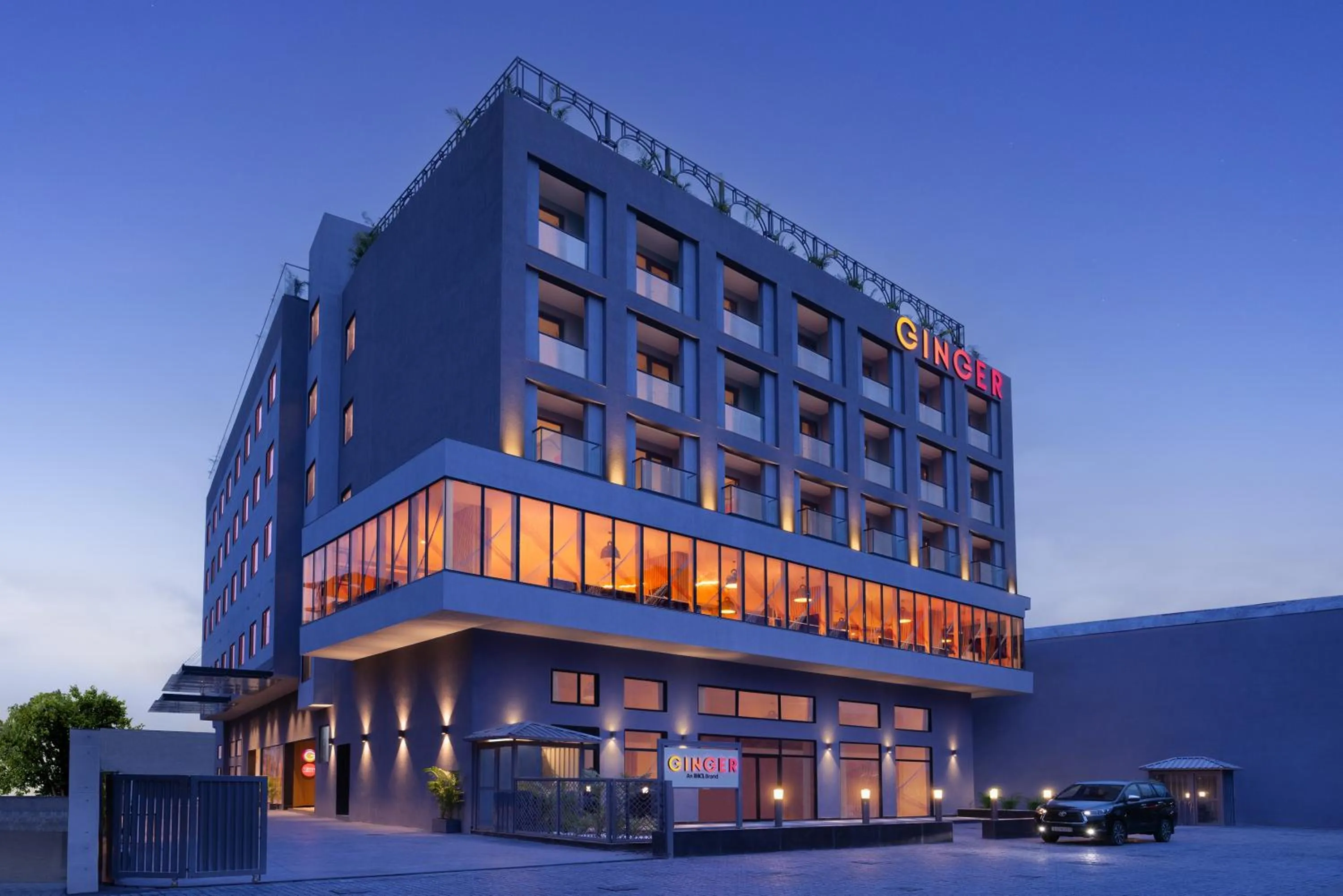 Property building in Ginger Udaipur, Shastri Circle