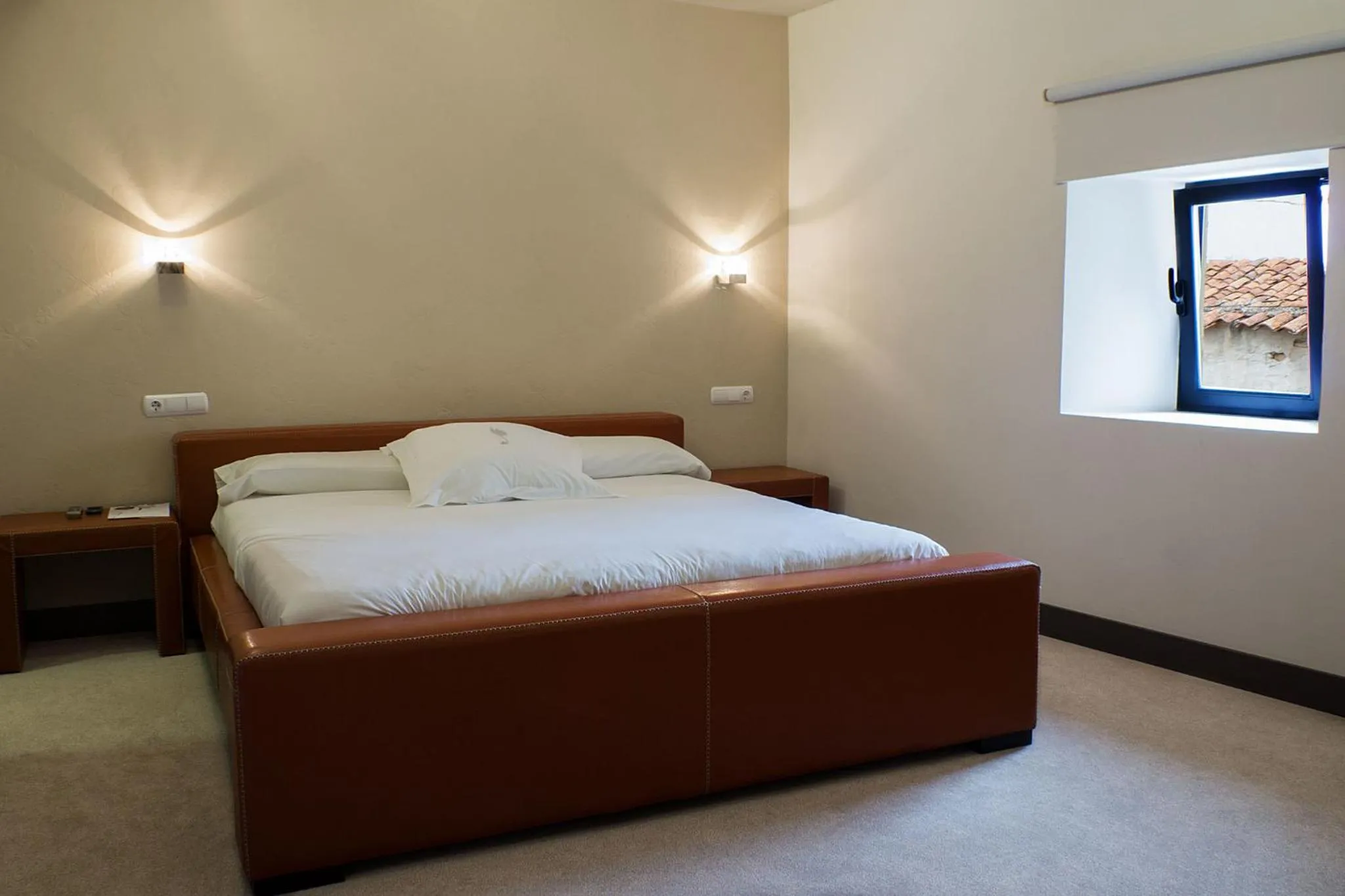 Bed in Hotel Teratermal