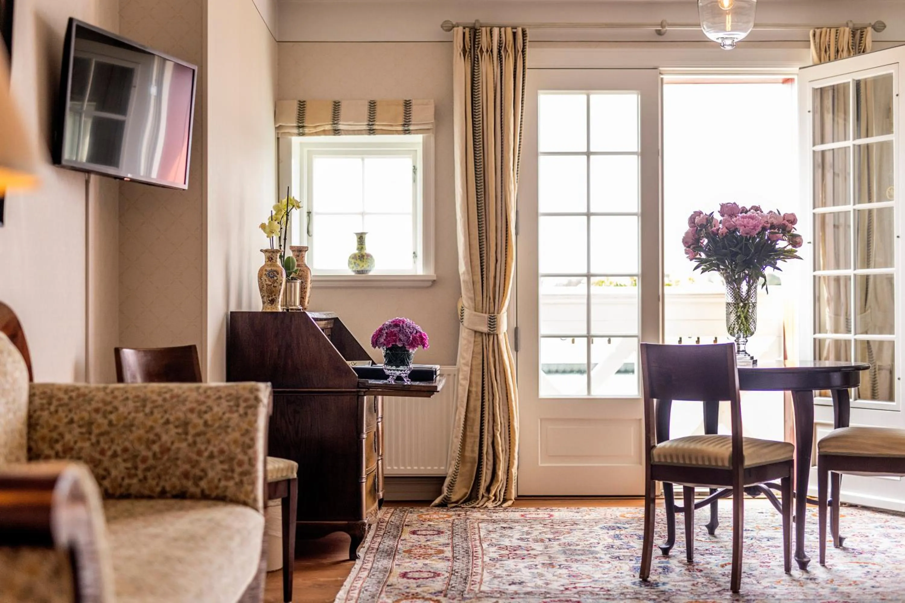 Living room in Dyvig Badehotel