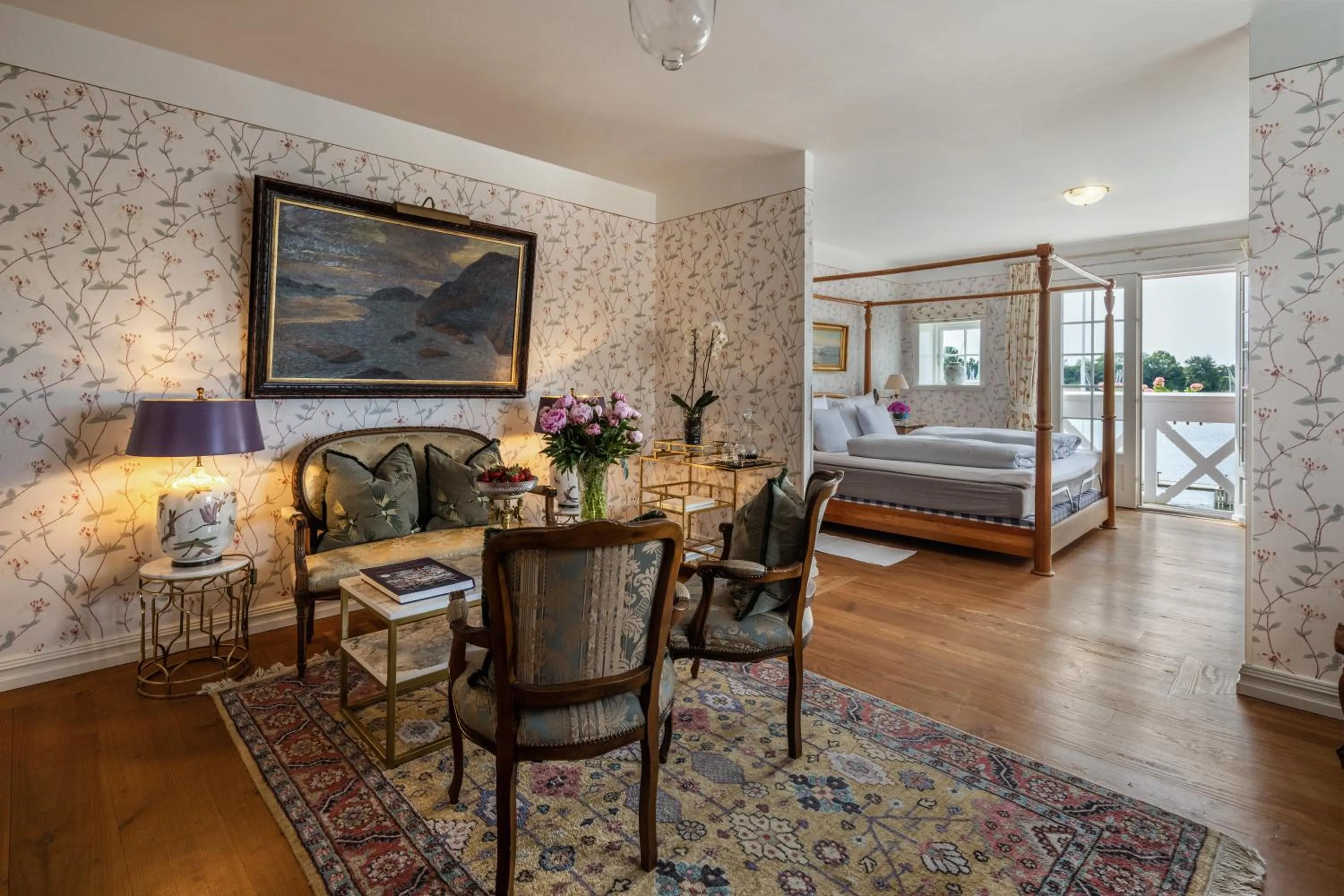 Bed in Dyvig Badehotel