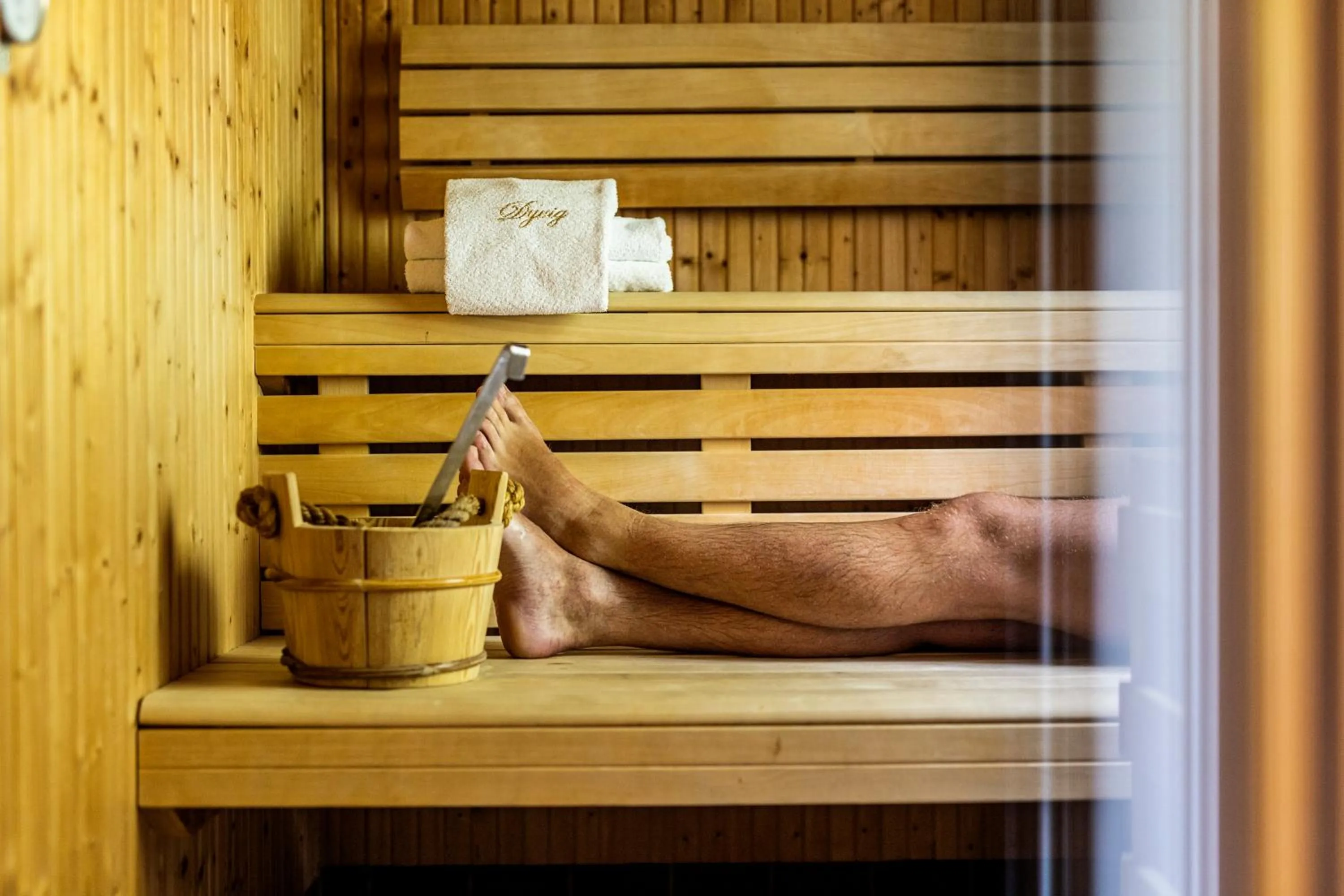 Sauna in Dyvig Badehotel