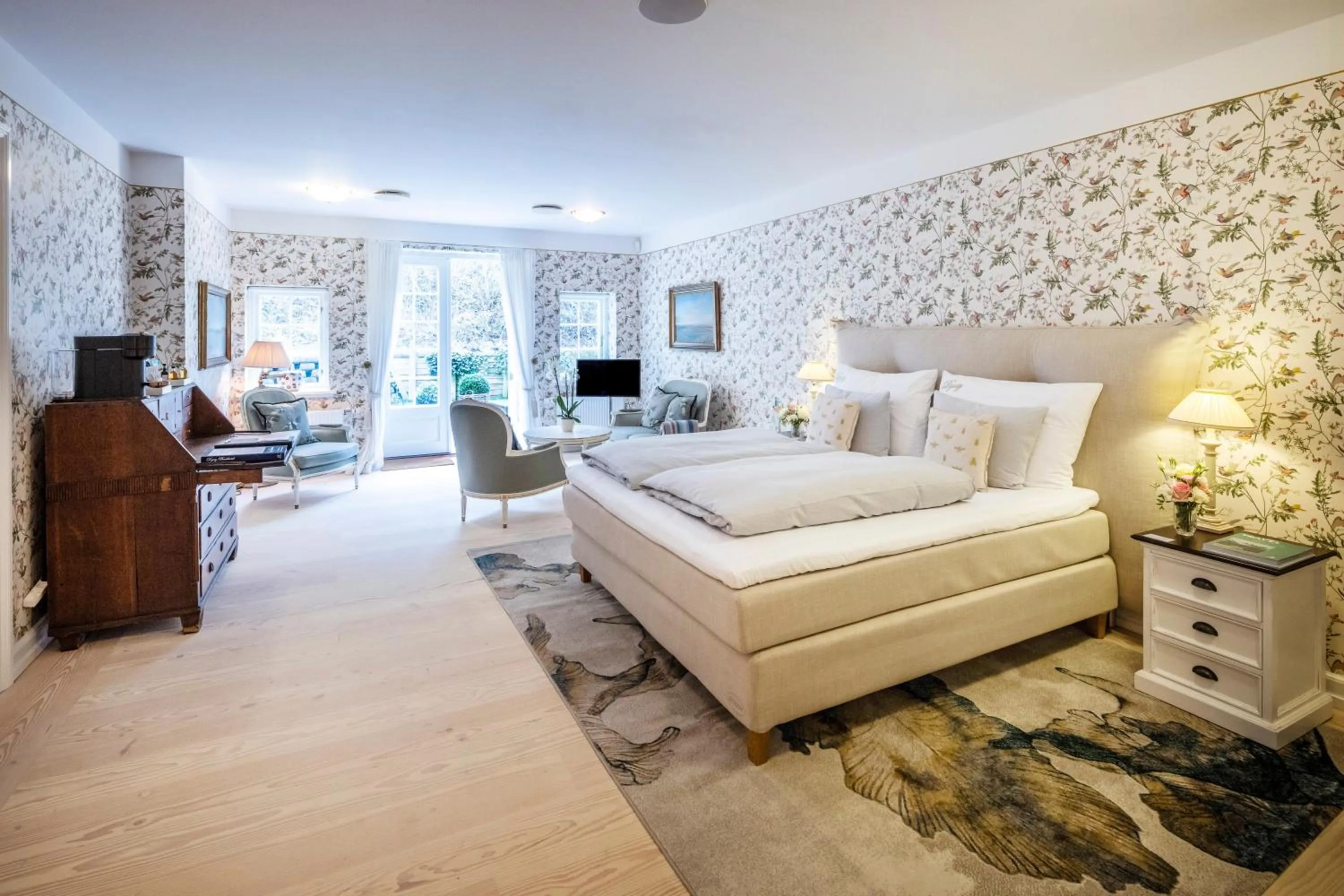 Bed in Dyvig Badehotel