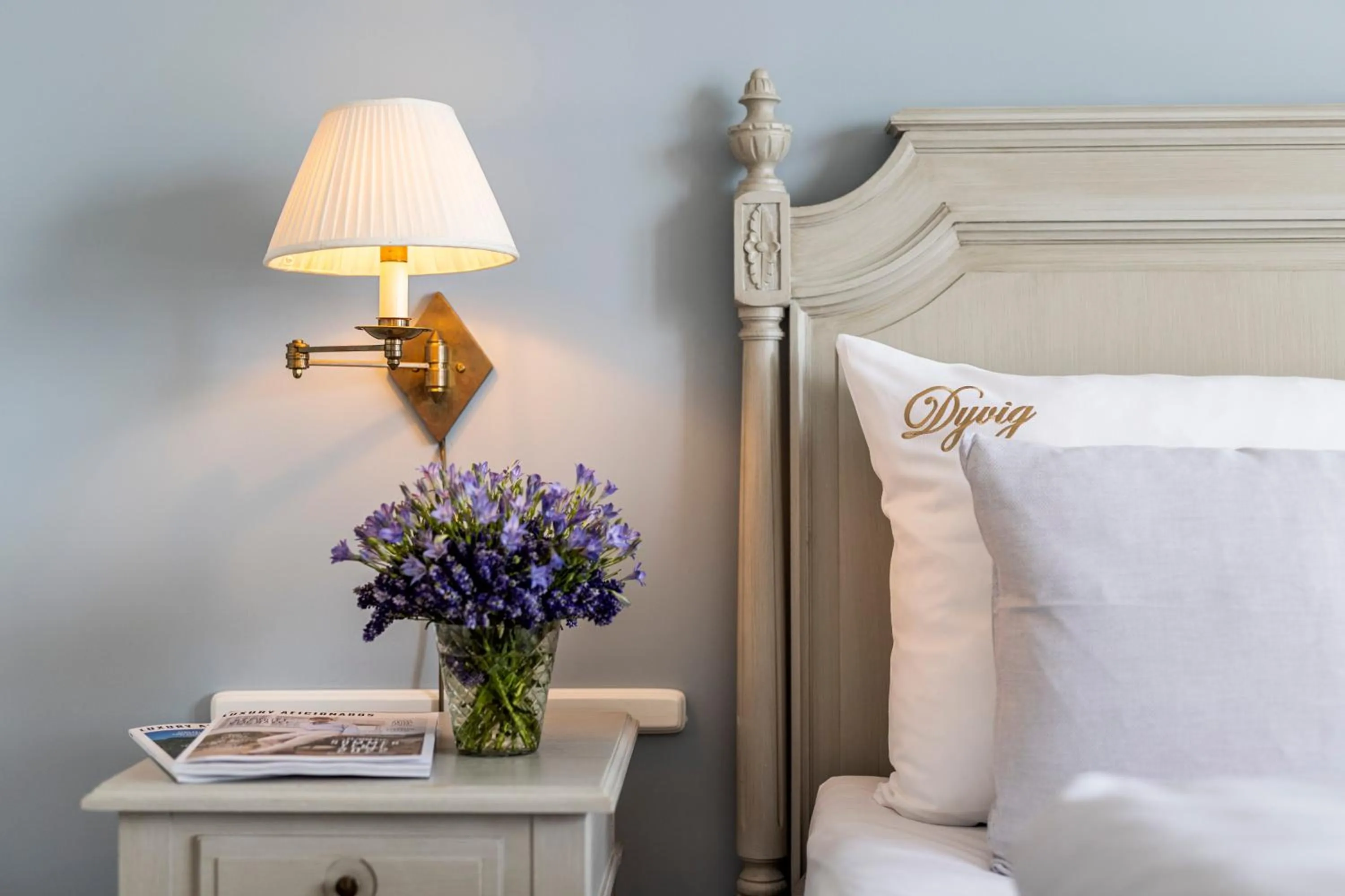 Bed in Dyvig Badehotel