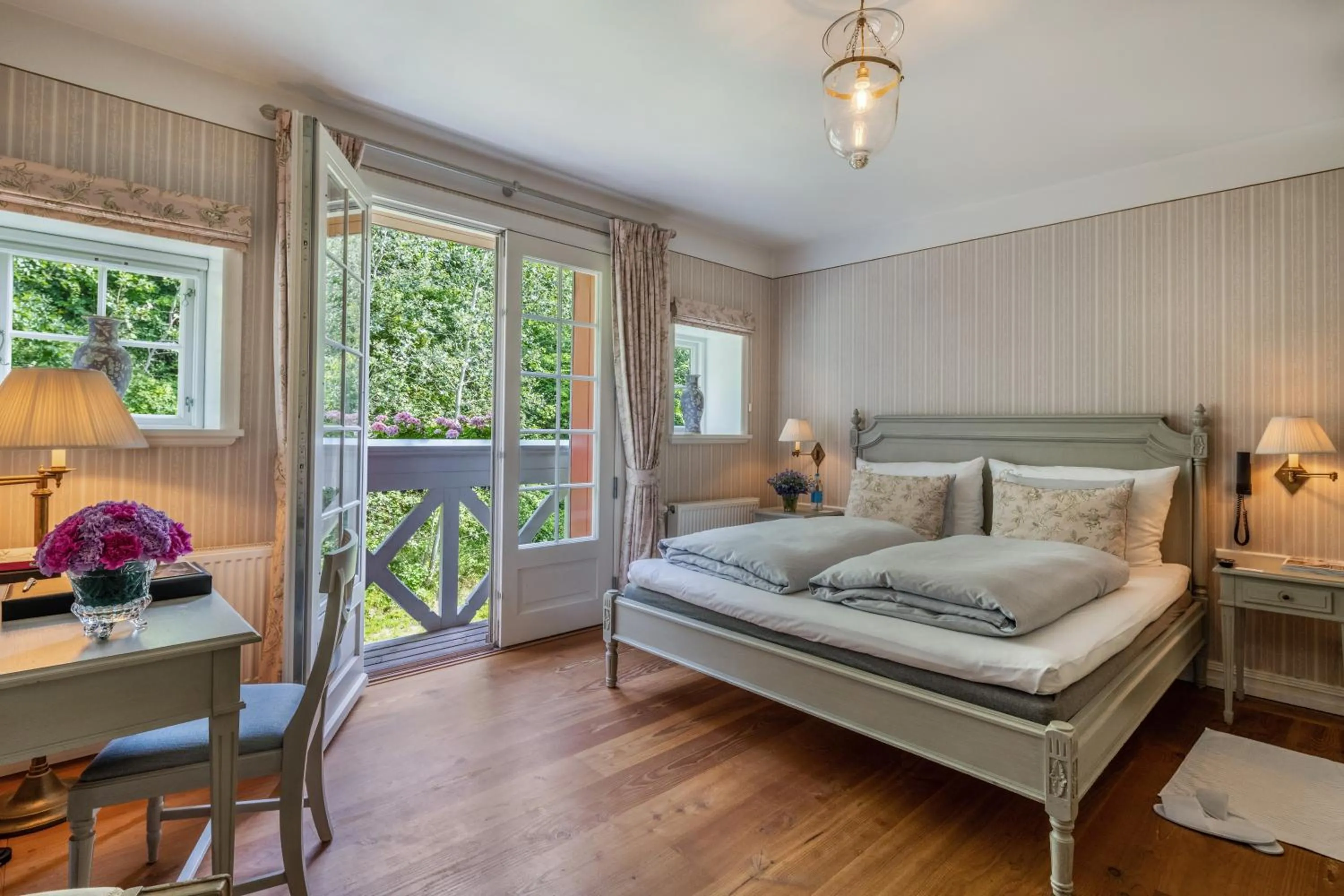 Bed in Dyvig Badehotel