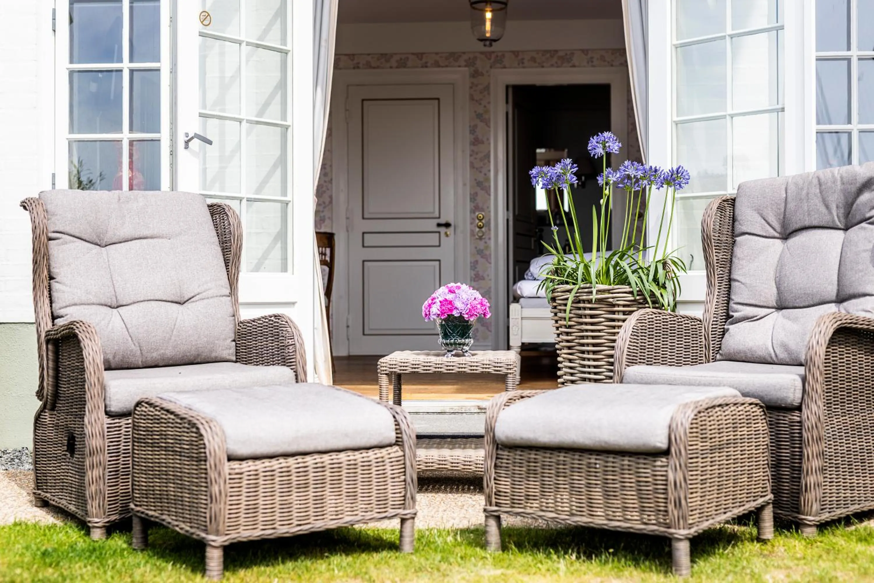 Balcony/Terrace in Dyvig Badehotel