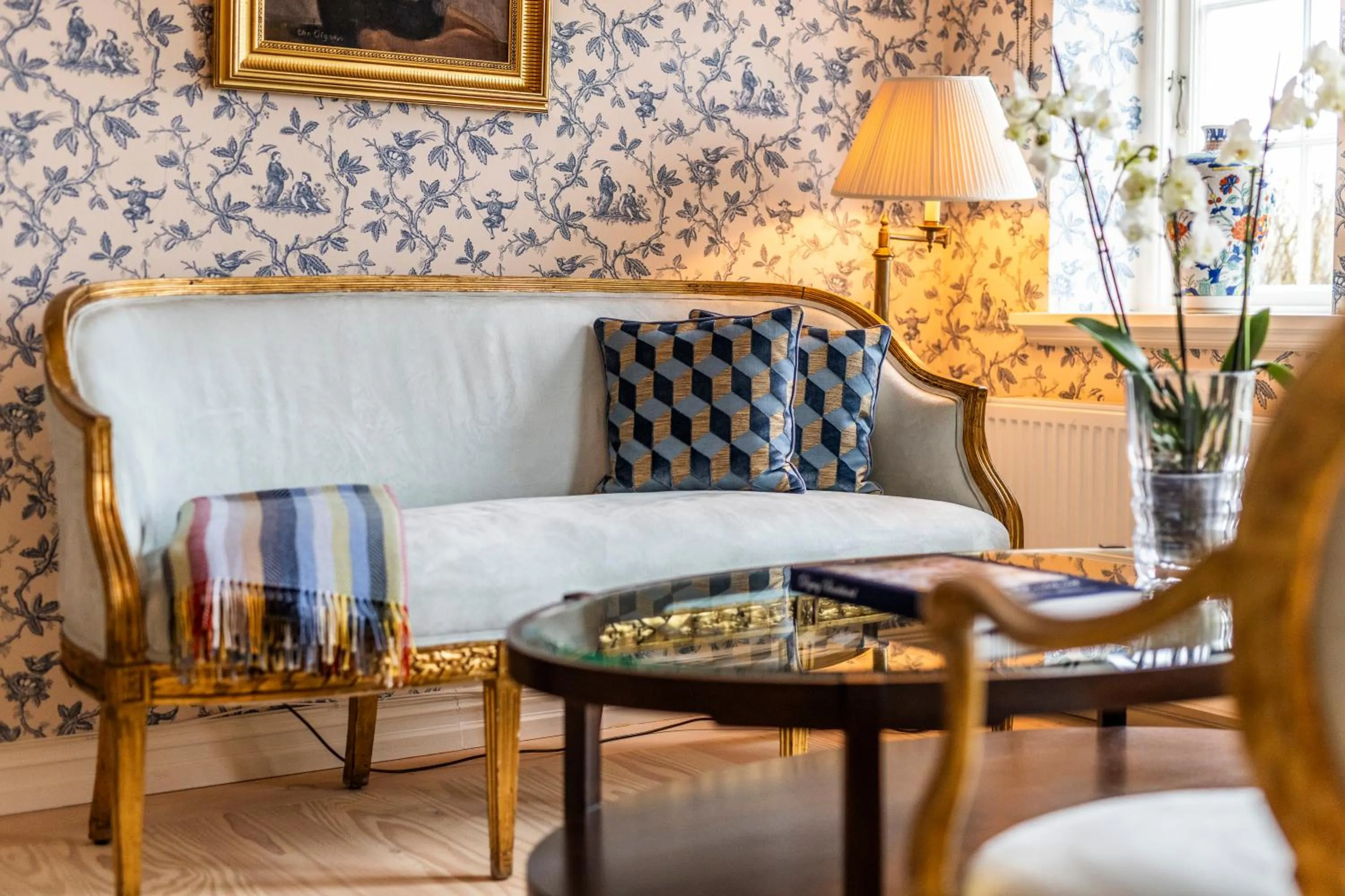 Living room in Dyvig Badehotel