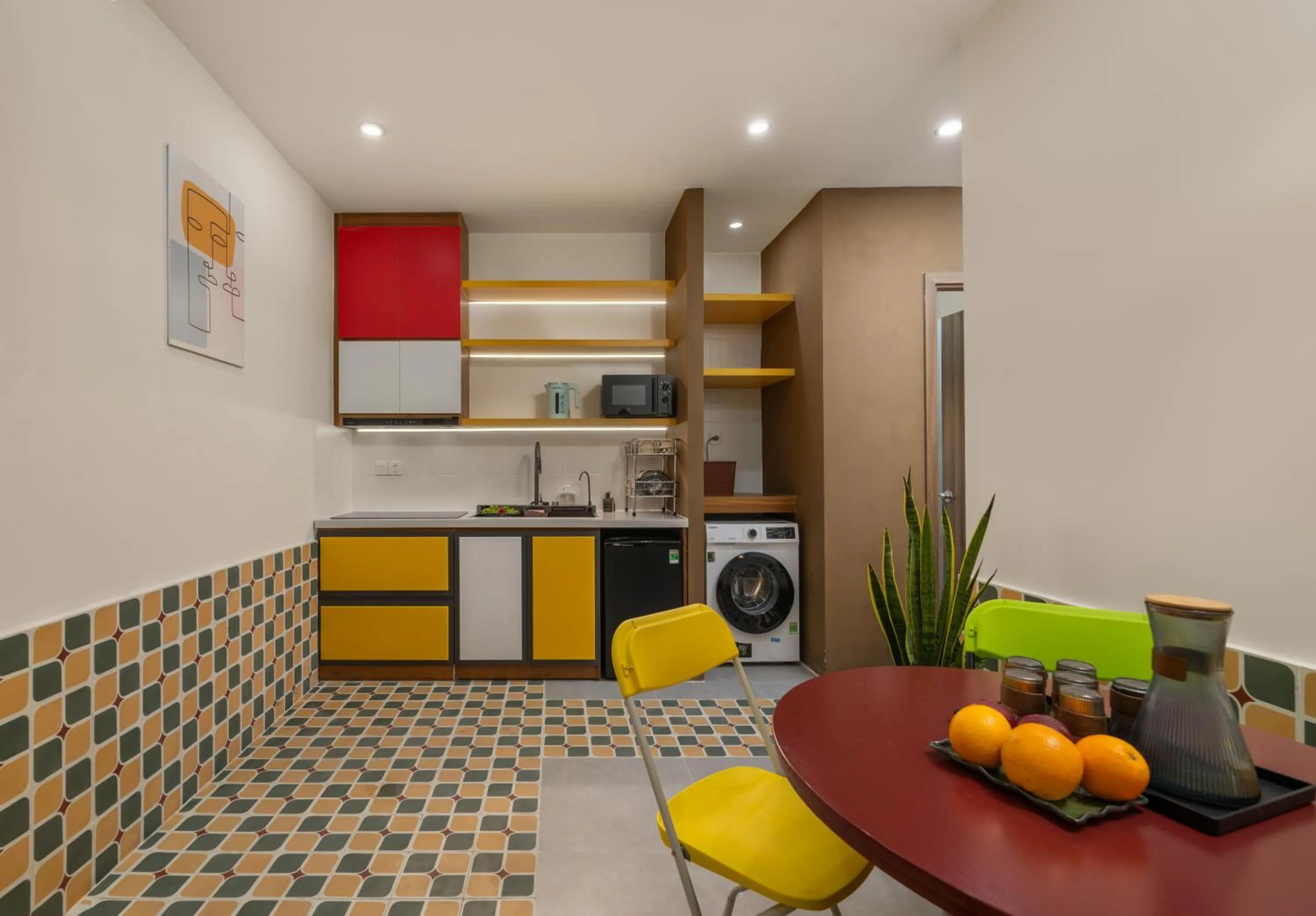 Dining area in Q Apartment Da Nang