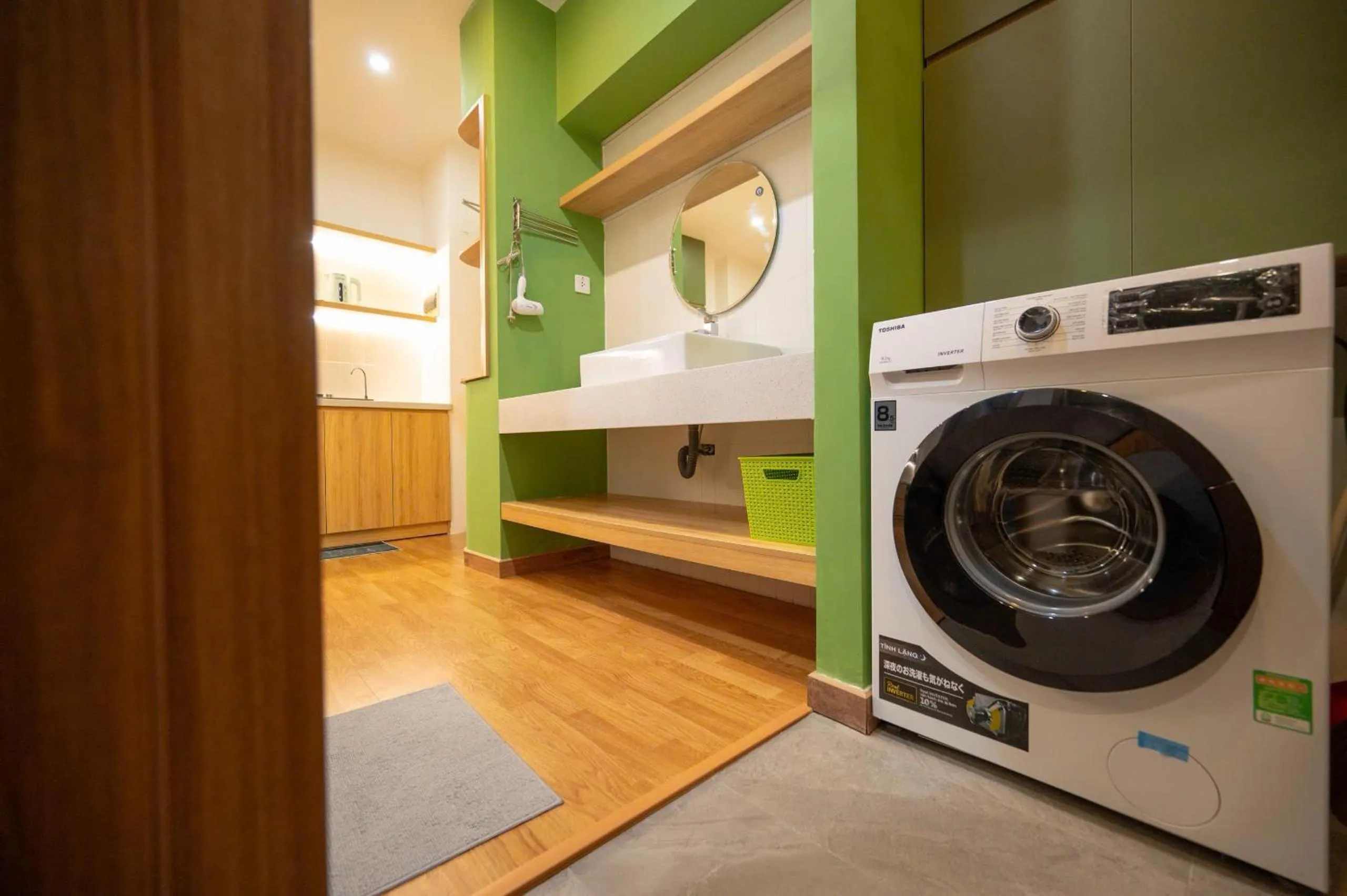 washing machine in Q Apartment Da Nang