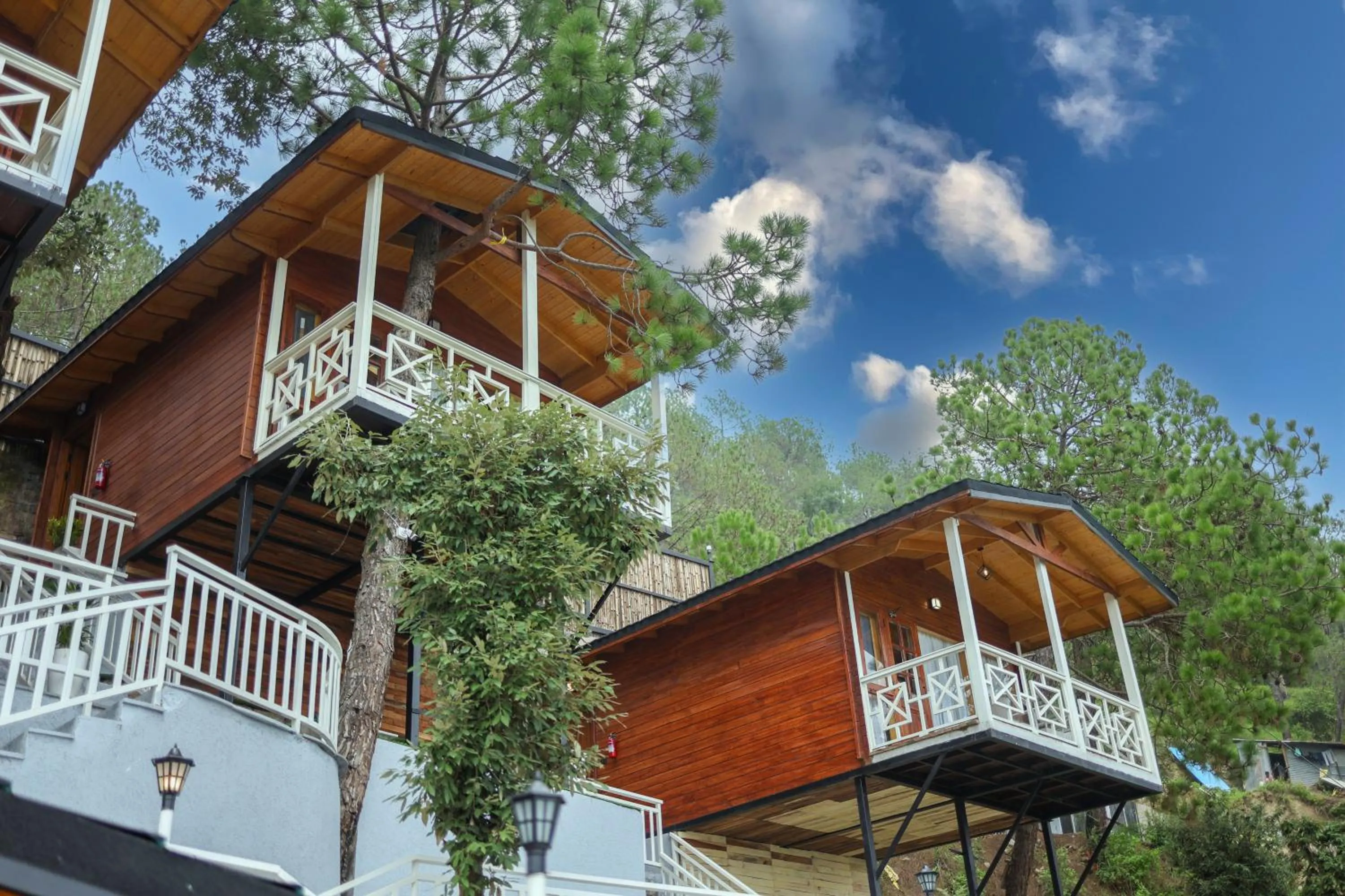 Day in Koro Treehouse Resort Luxury Wooden Cottages and Villas with Private Pool