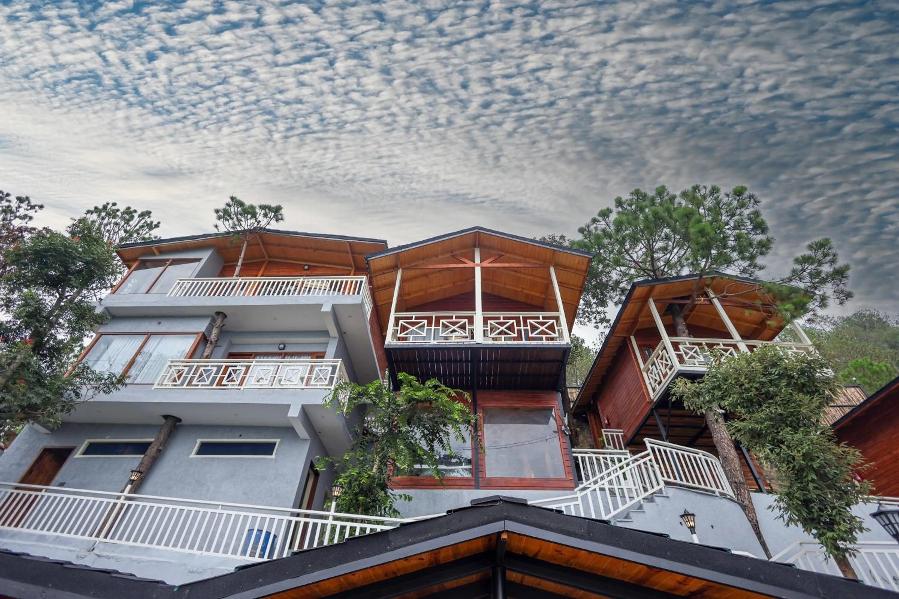 Property building in Koro Treehouse Resort Luxury Wooden Cottages and Villas with Private Pool