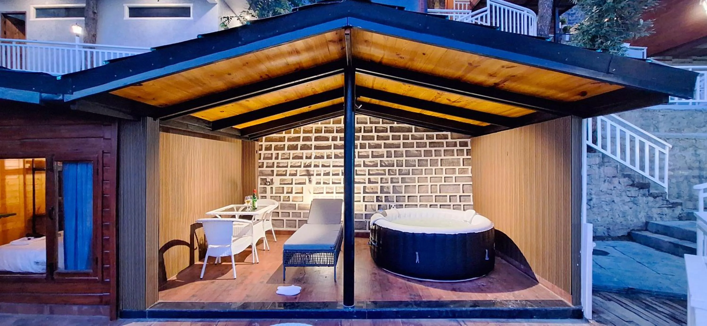 Natural landscape in Koro Treehouse Resort Luxury Wooden Cottages and Villas with Private Pool