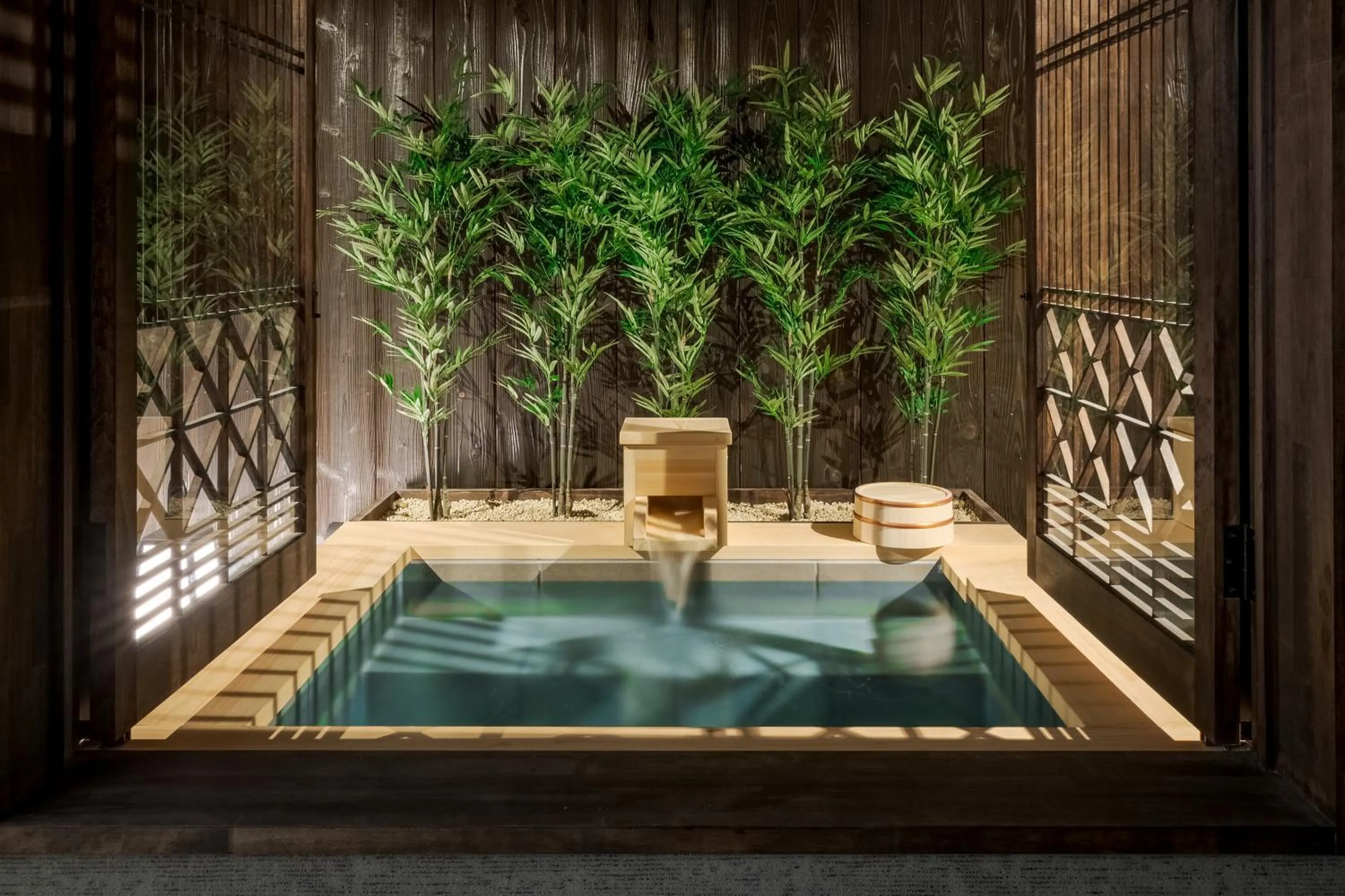 Open Air Bath in ROJIYU Kyoto