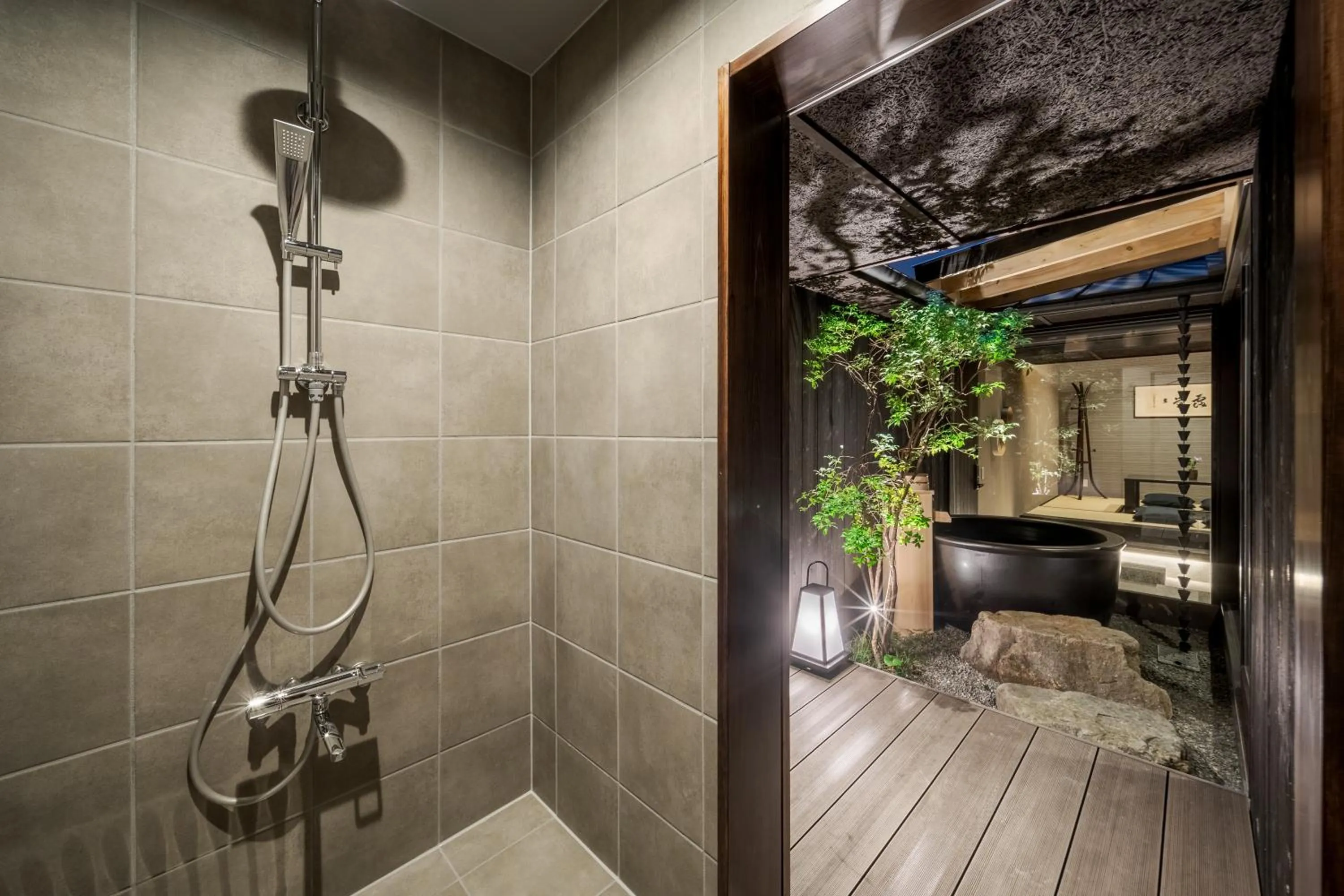 Shower in ROJIYU Kyoto