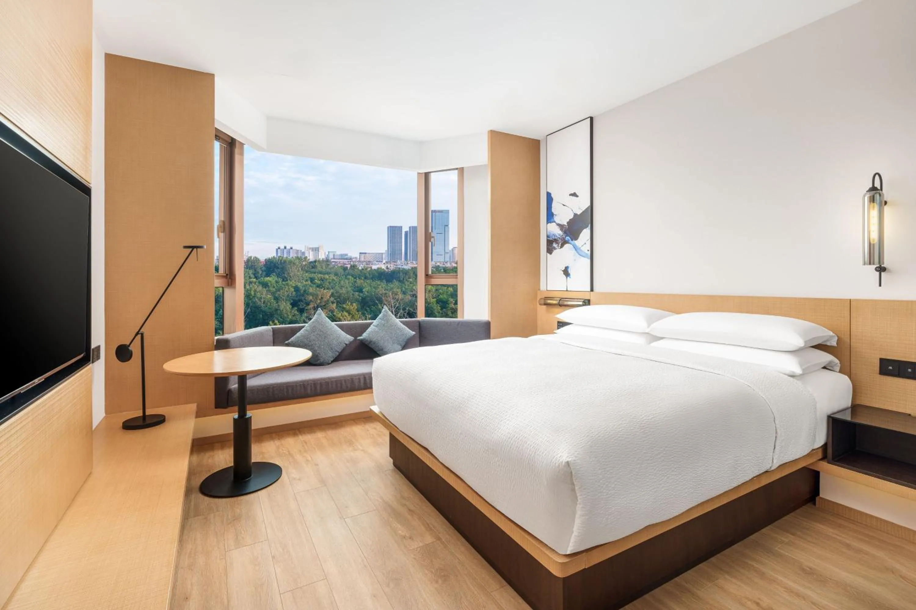 Photo of the whole room, Bed in Fairfield by Marriott Yantai